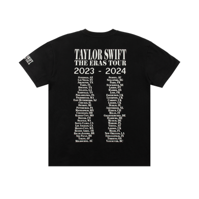 Taylor Swift The Eras II Tour Black T-Shirt