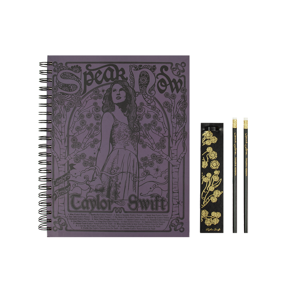 Speak Now (Taylor&rsquo;s Version) Journal and Pencil Set – Taylor Swift CA