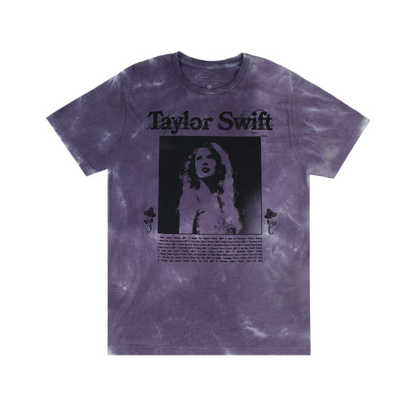 Speak Now Taylors Version Tracklist Purple Tie Dye T Shirt Taylor Swift Ca 1365