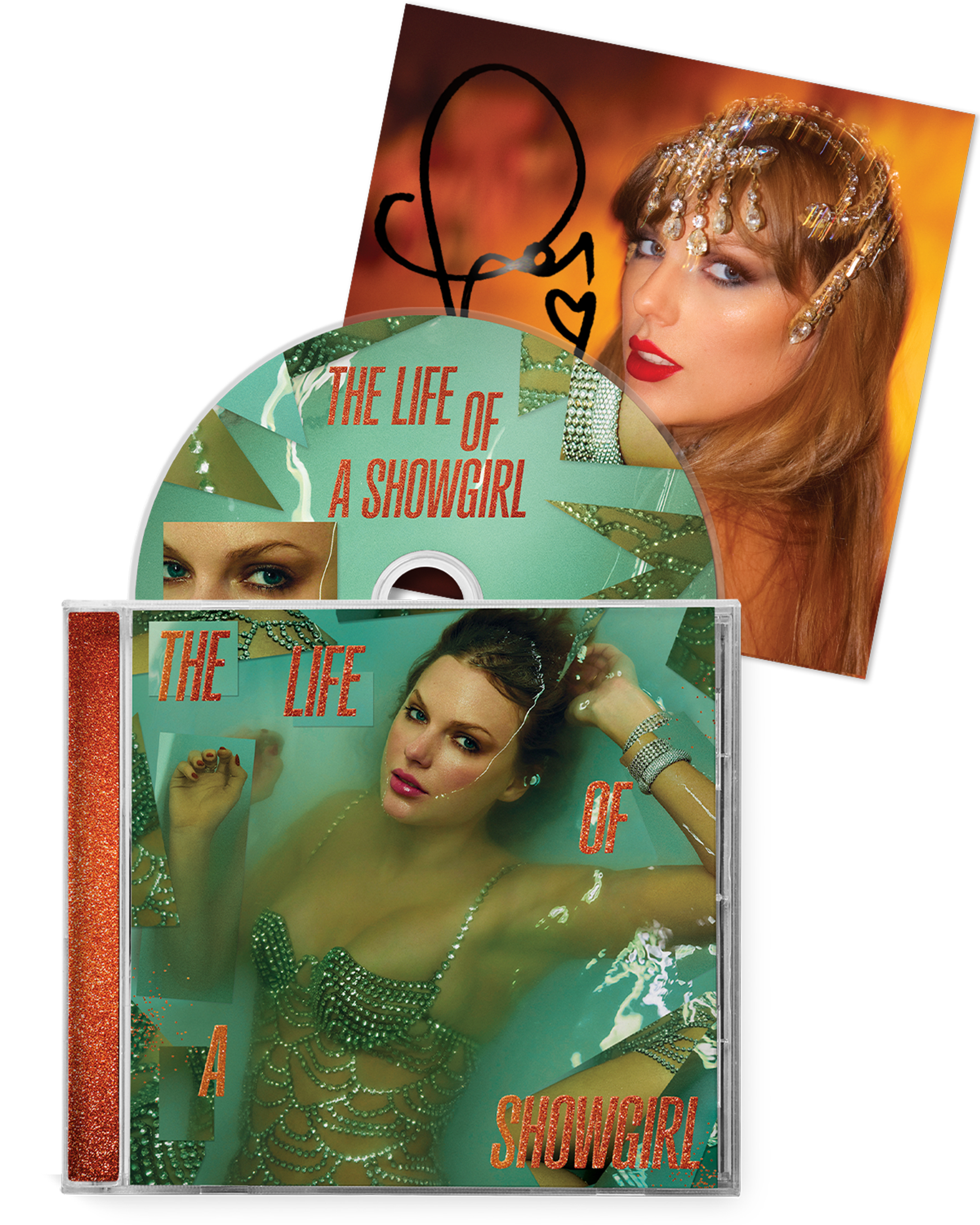 The Life of a Showgirl CD + Hand Signed Photo 1