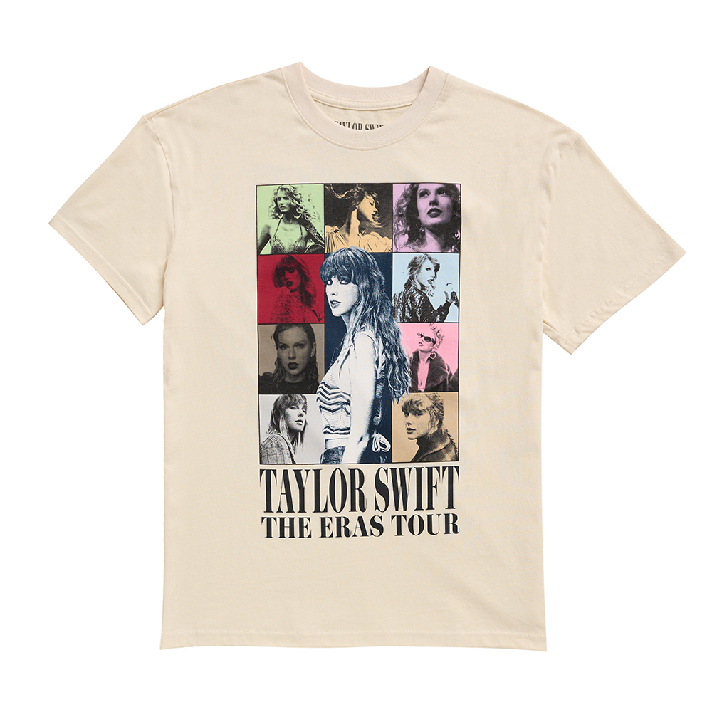 Taylor Swift The Eras International Tour Beige T-Shirt