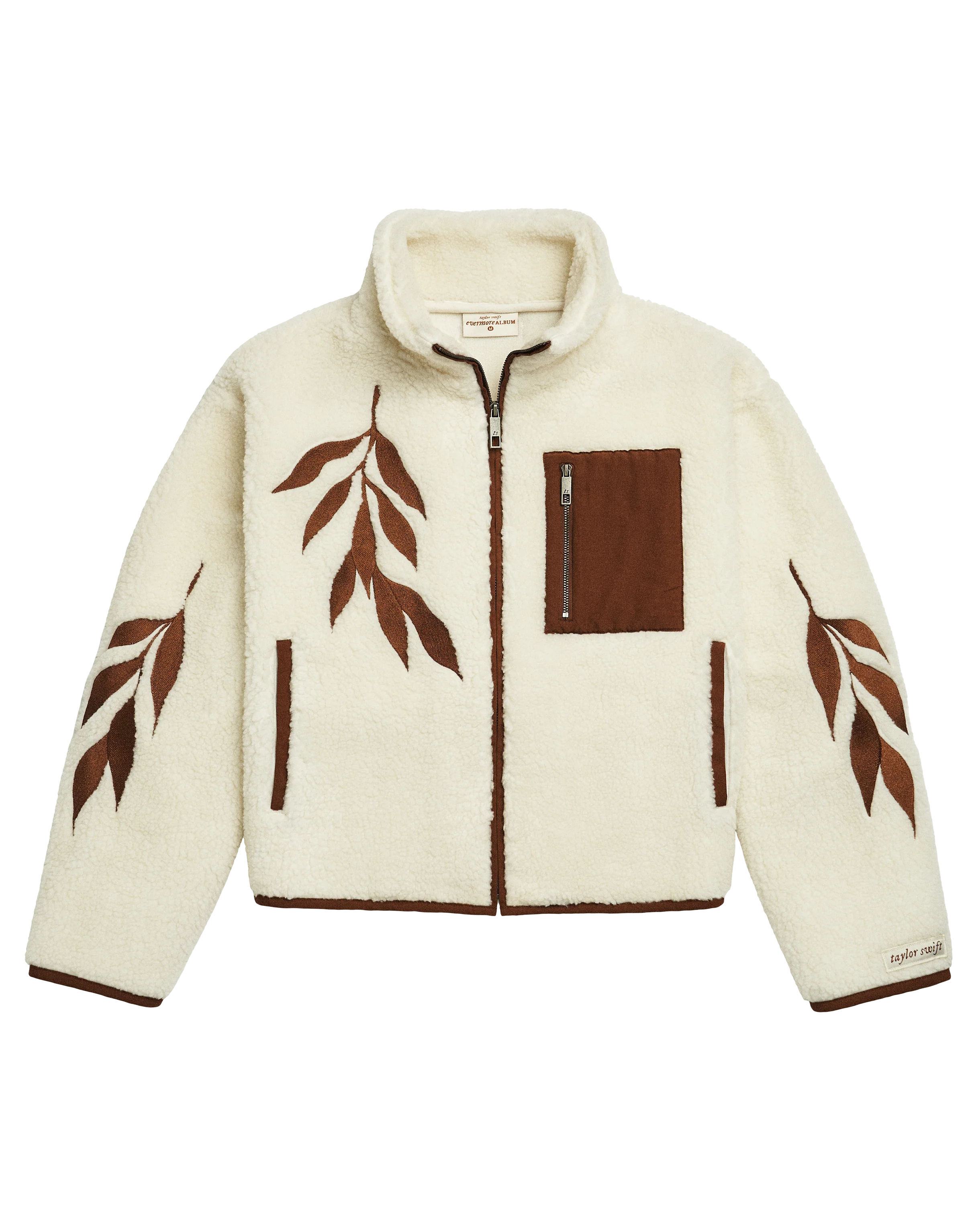 Life is a Willow Zip Up Sherpa Fleece Jacket