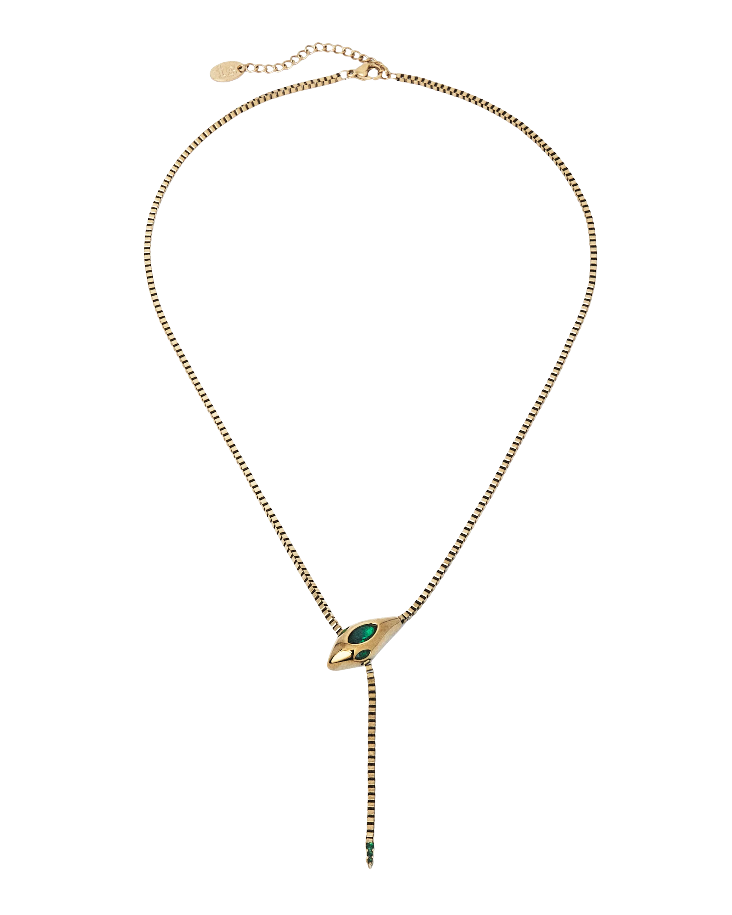 All I Think About Is Karma Snake Necklace