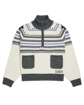 Folklore Album Quarter Zip Up Sweater