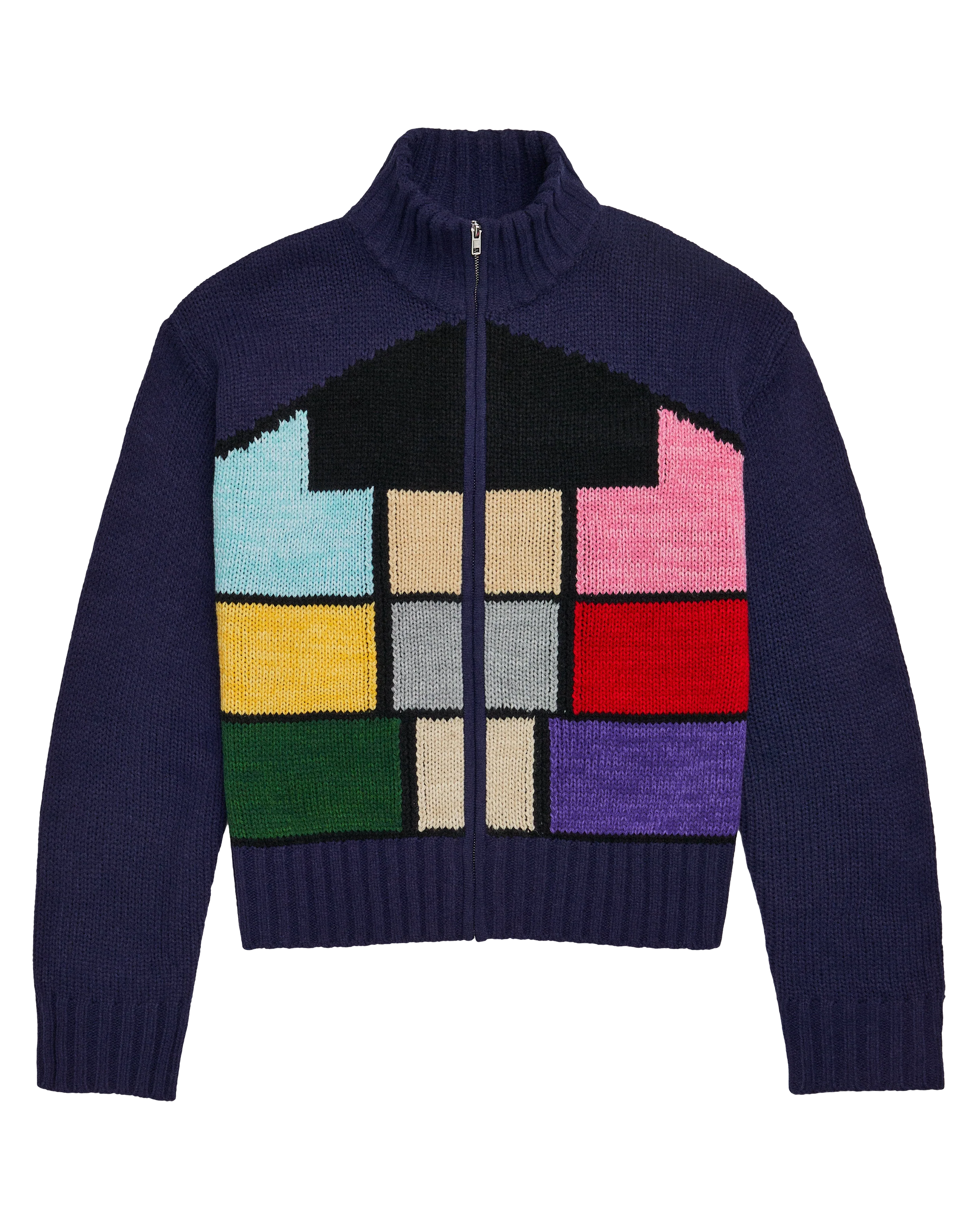 Lover House Zip Up Sweater