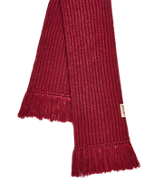 All Too Well Lurex Red Scarf