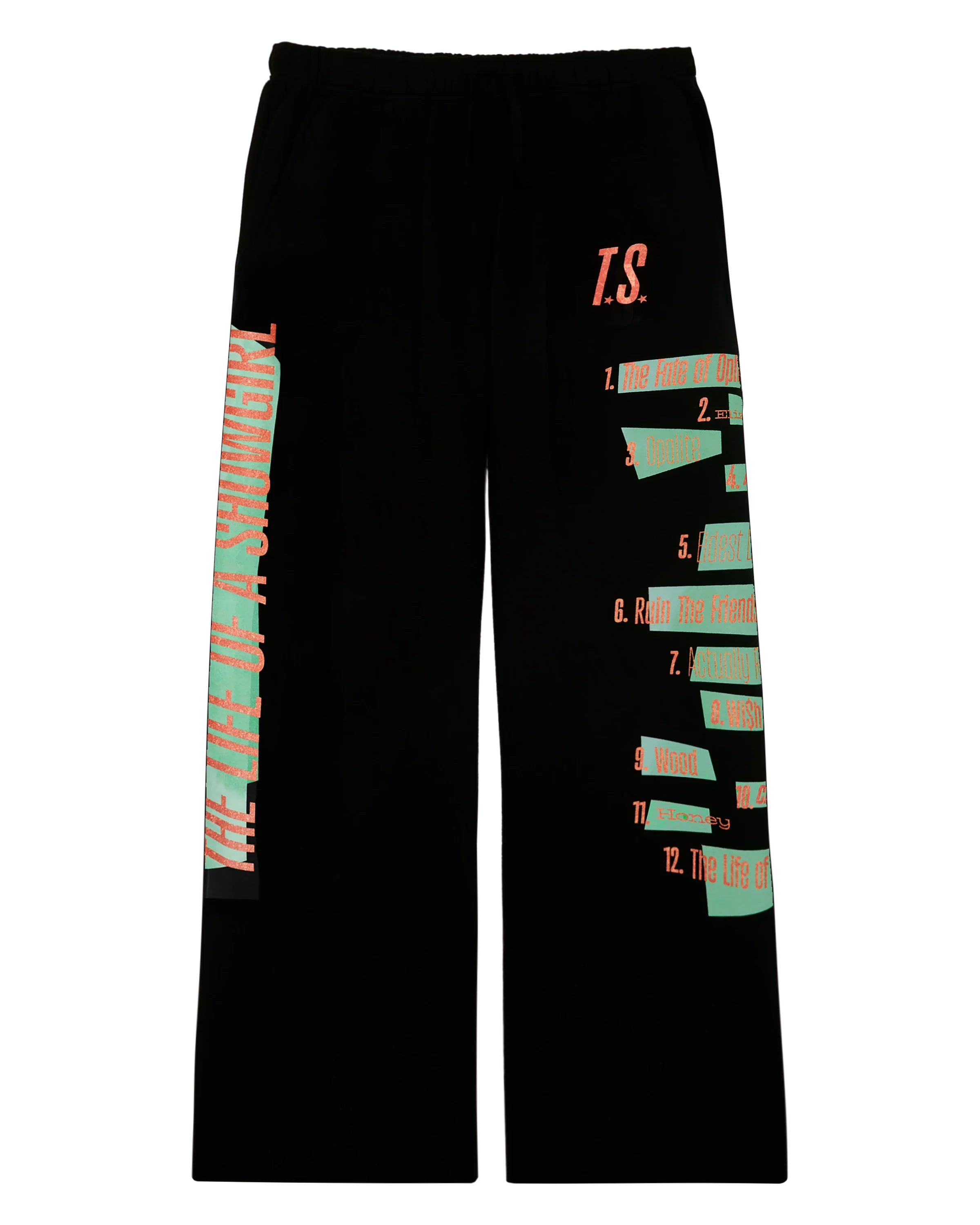 The Life of a Showgirl Tracklist Black Sweatpants
