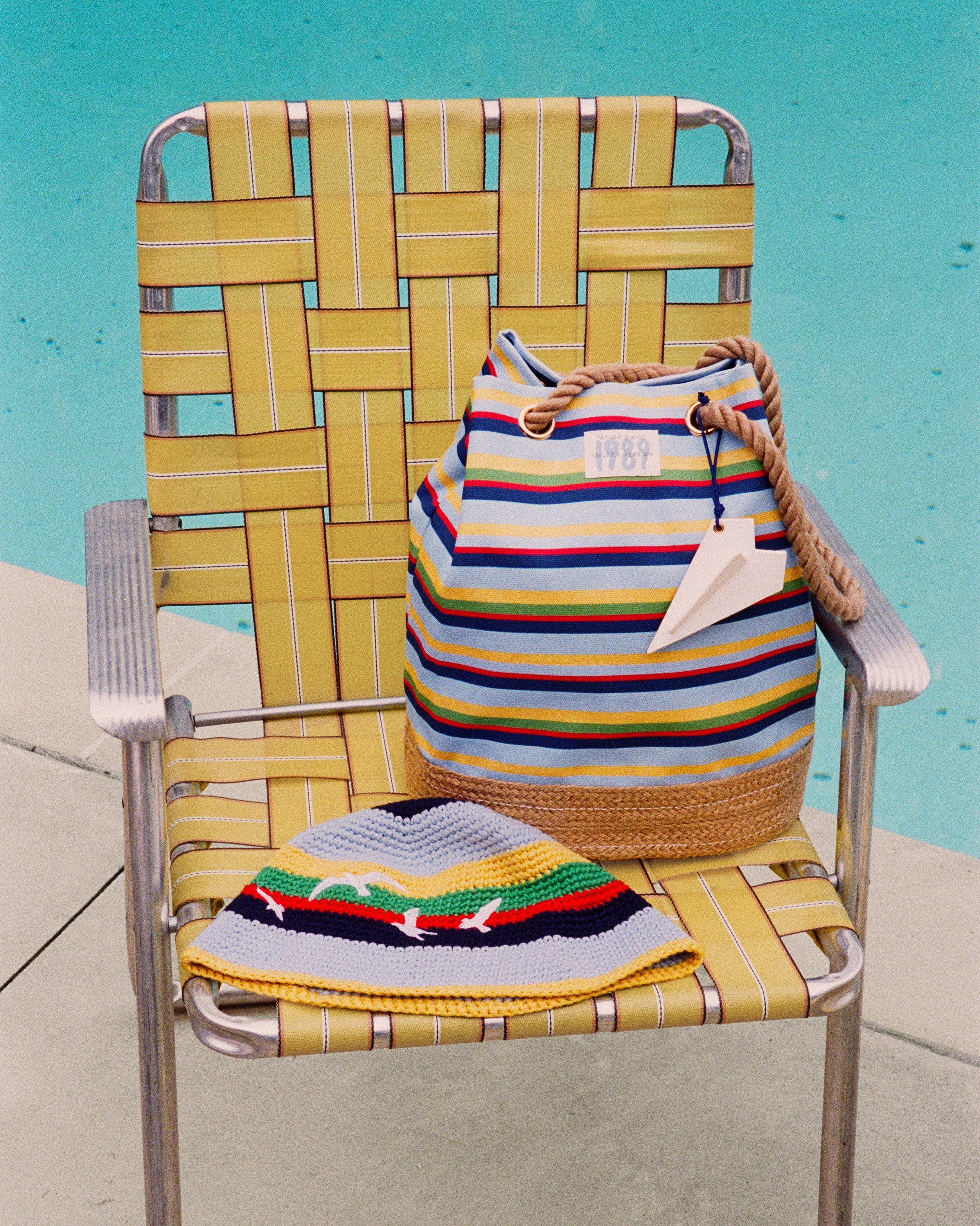 1989 Striped Bucket Bag – Taylor Swift CA