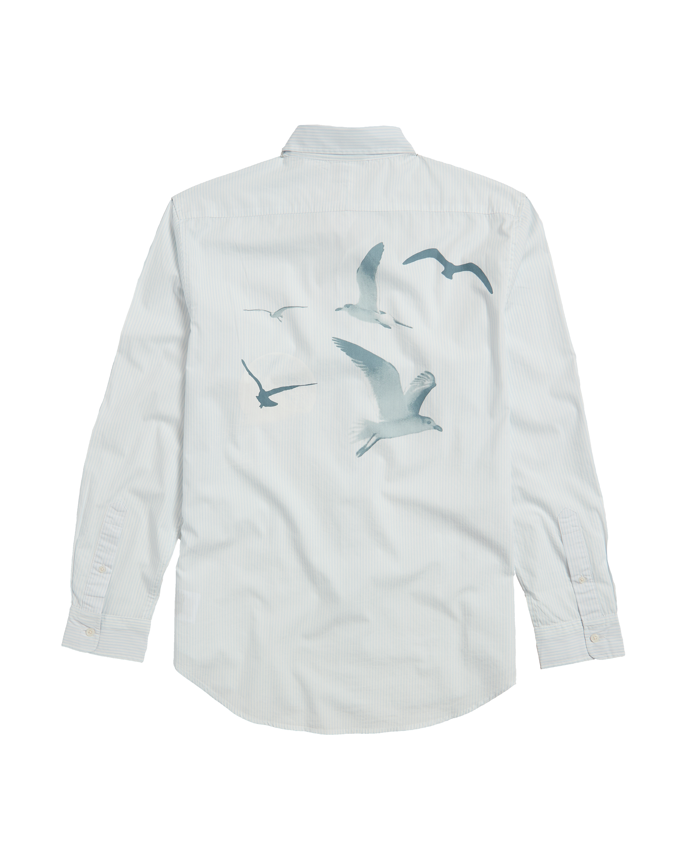 1989 (TAYLOR'S VERSION) SEAGULL BLUE STRIPE POPLIN SHIRT