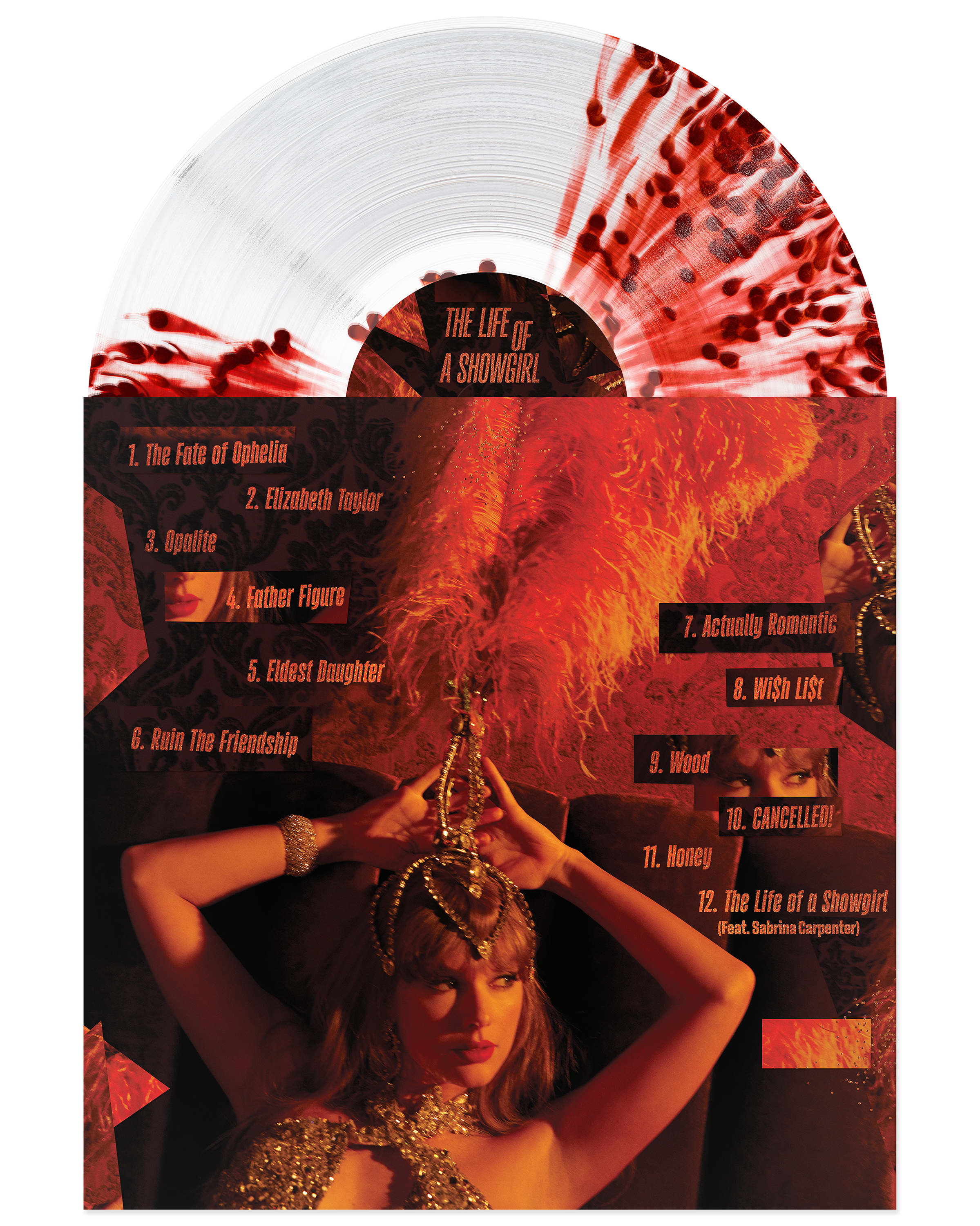 The Life of a Showgirl: Honestly Wild Transparent Vinyl