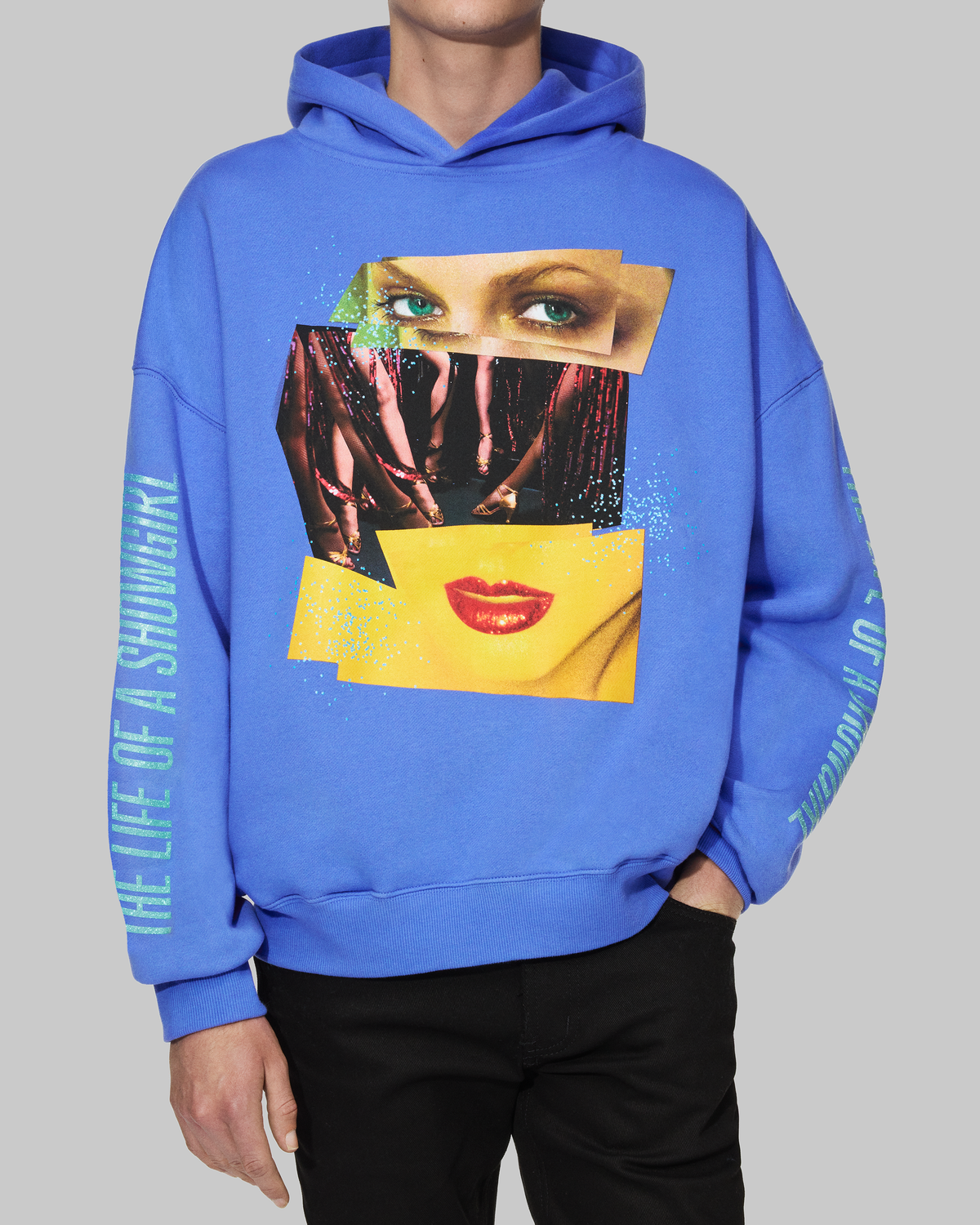 The Life of a Showgirl Violet Blue Hoodie