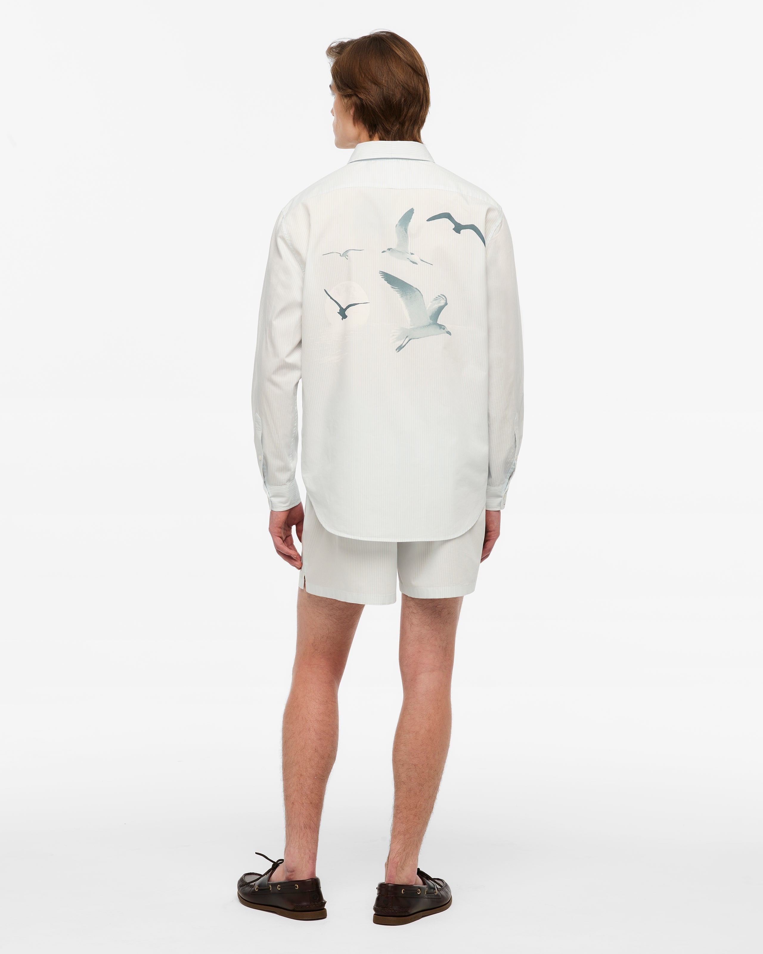 1989 (TAYLOR'S VERSION) SEAGULL BLUE STRIPE POPLIN SHIRT