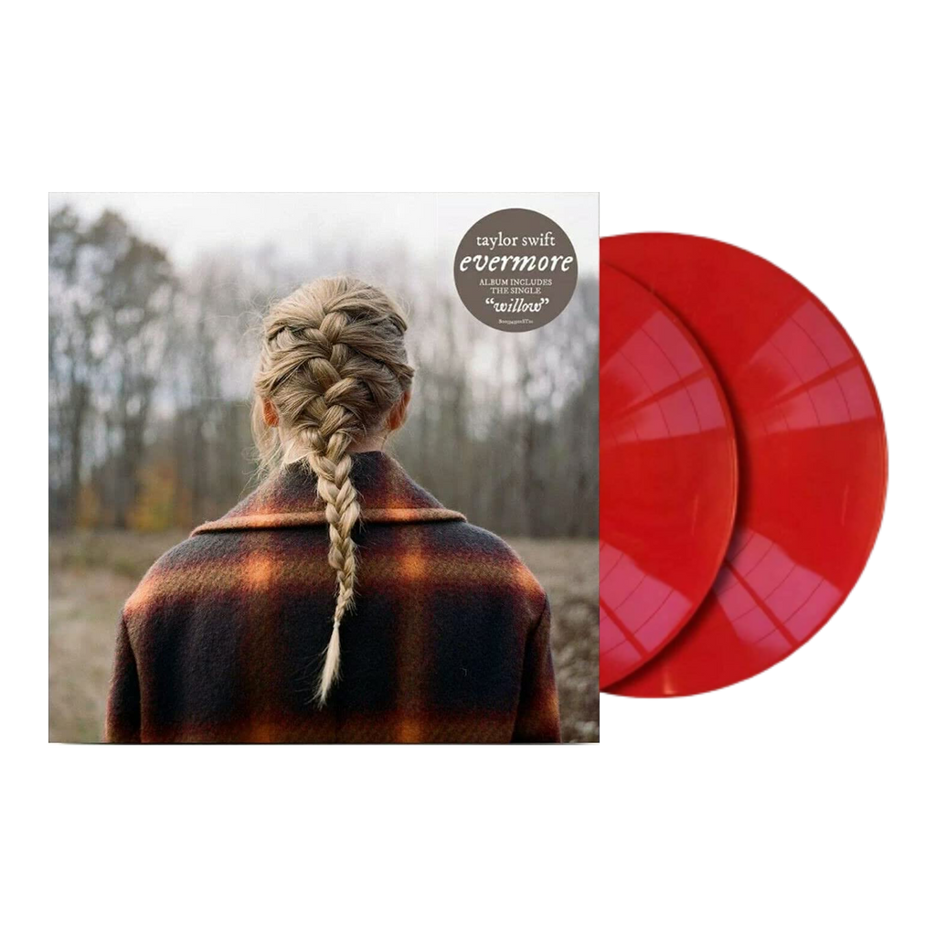 evermore- exclusive limited edition red colored vinyl 2LP