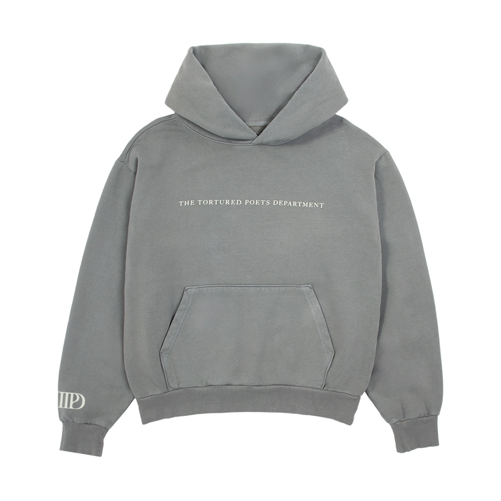 The Tortured Poets Department Gray Hoodie