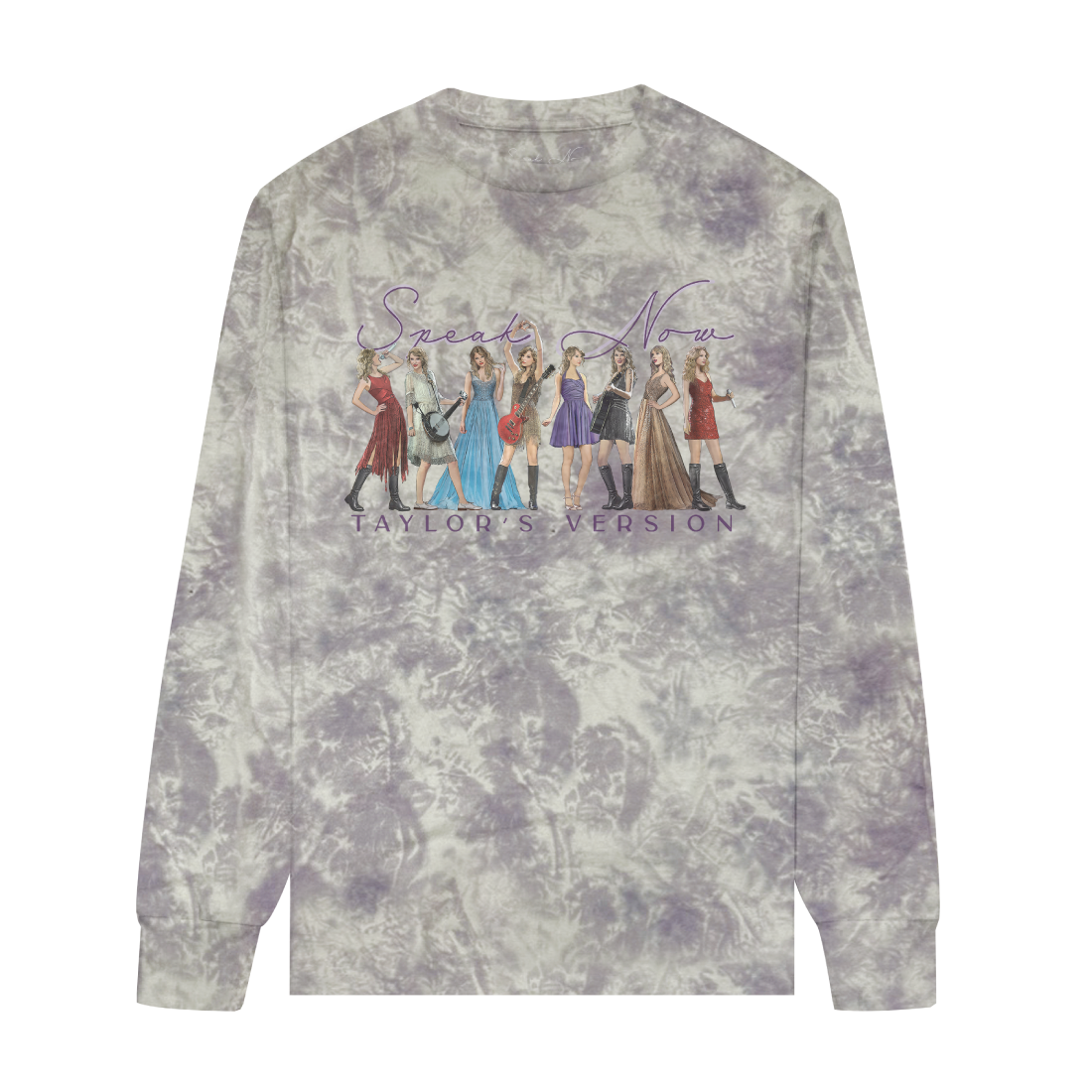 Speak Now (Taylor's Version) Eras Tie Dye Long Sleeve T-Shirt