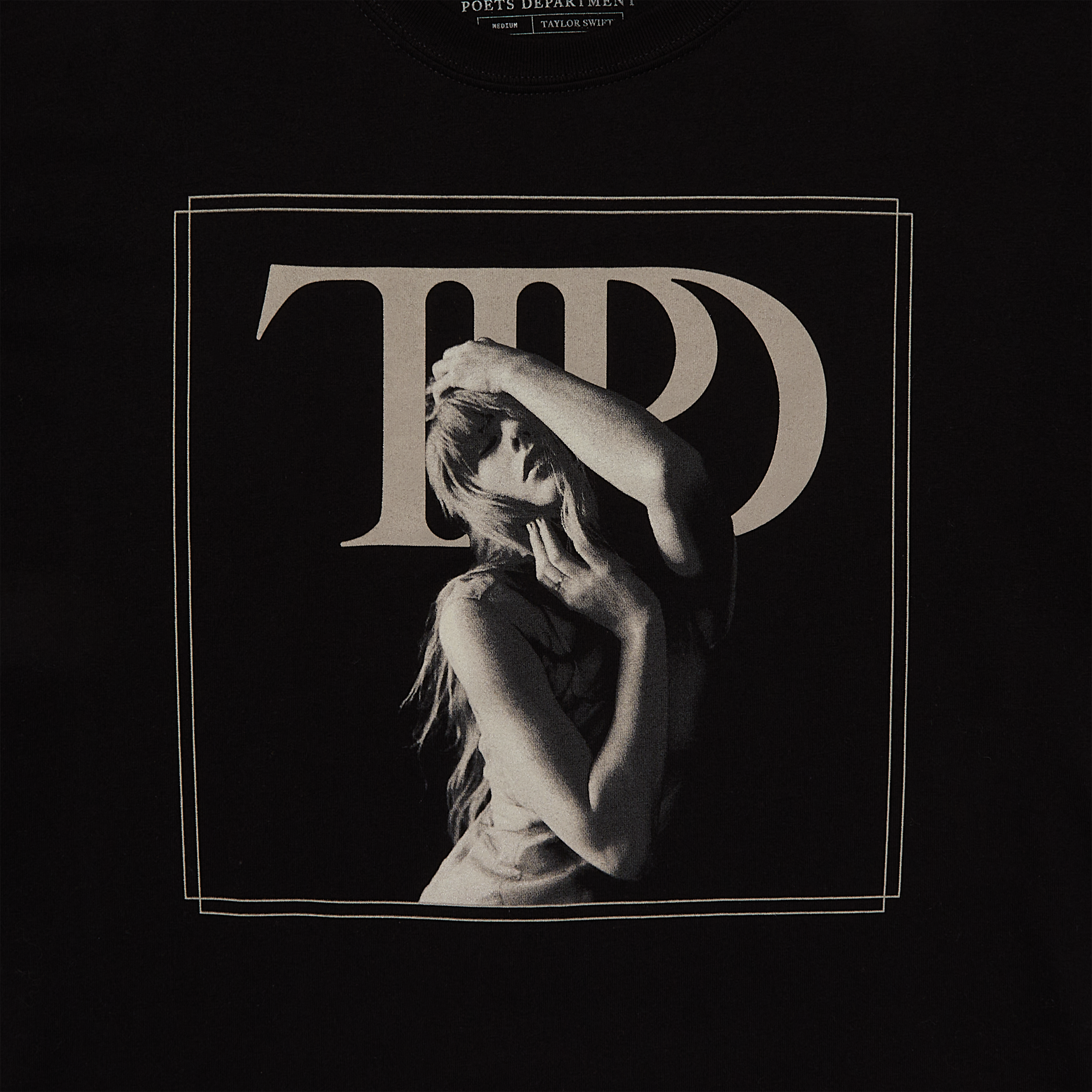 The Tortured Poets Department Black Photo T-Shirt