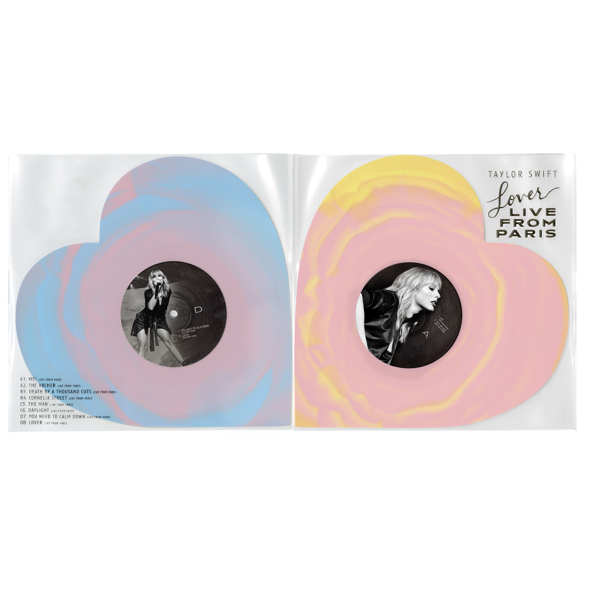 Lover (Live From Paris) Heart Shaped Vinyl