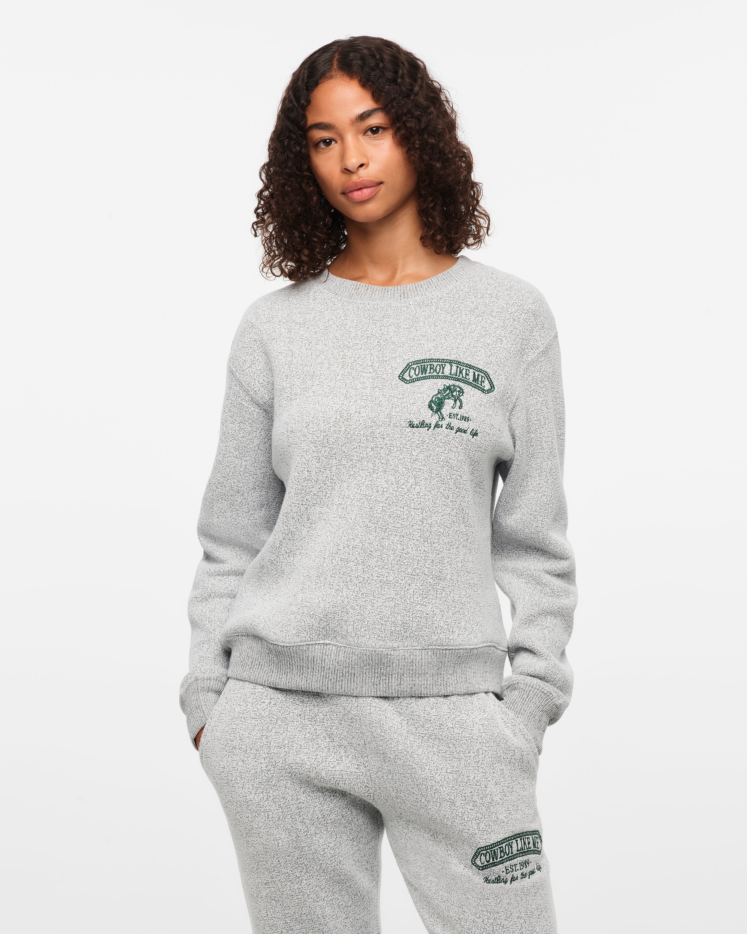 COWBOY LIKE ME CREWNECK
