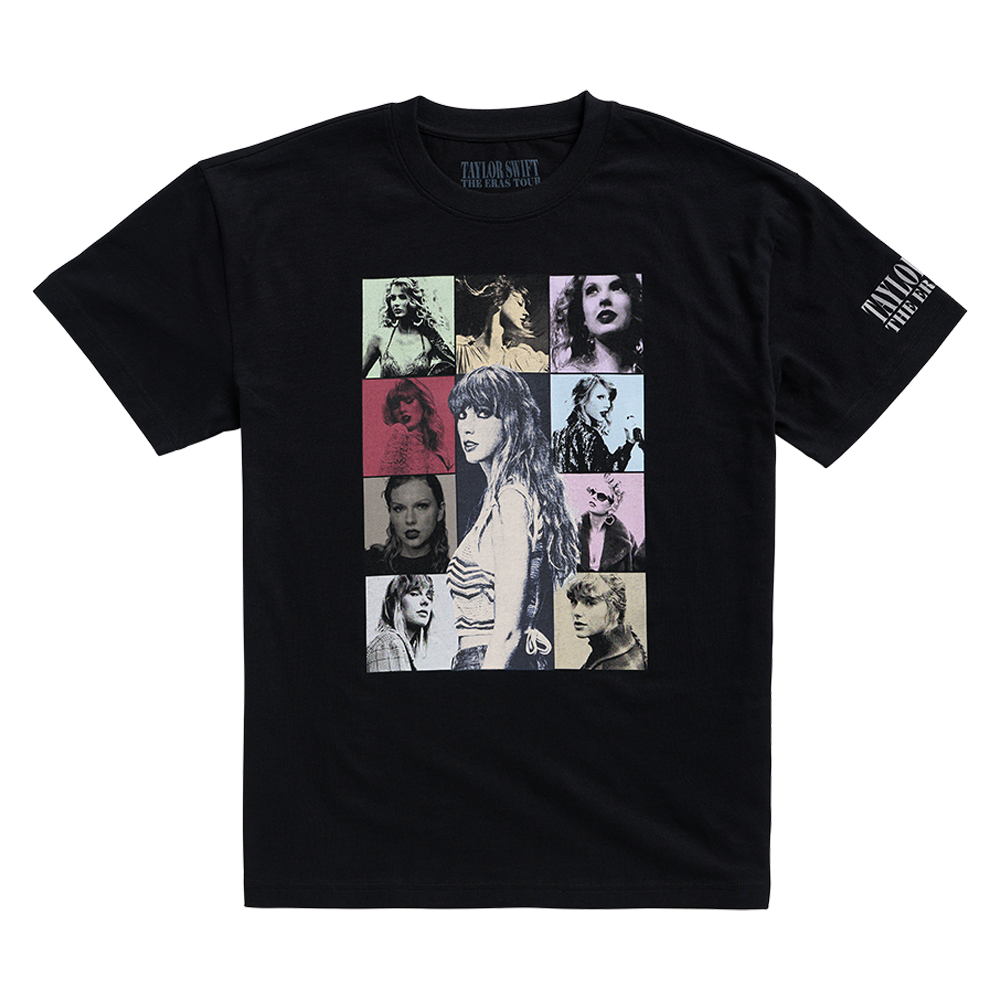 Taylor Swift The Eras Tour Black T-Shirt
