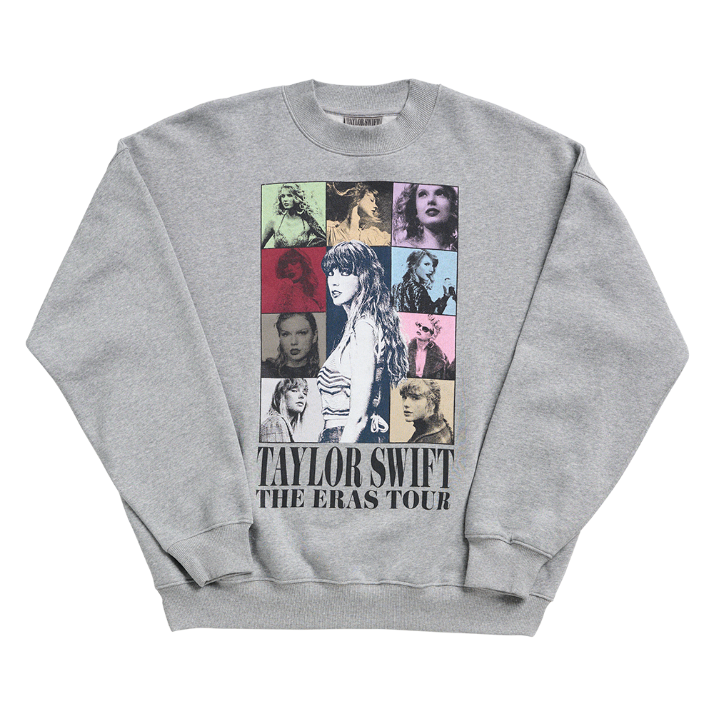 Taylor Swift The Eras International Tour Heather Gray Crewneck