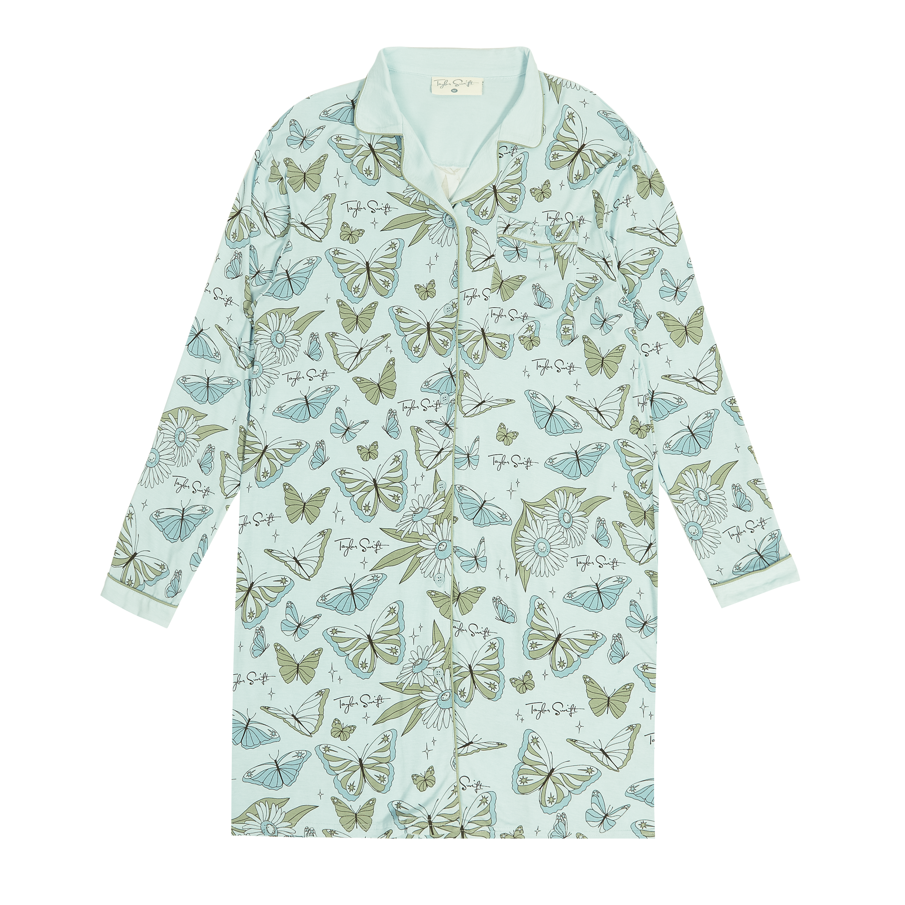 Self-Titled Butterfly PJ Shirt Dress