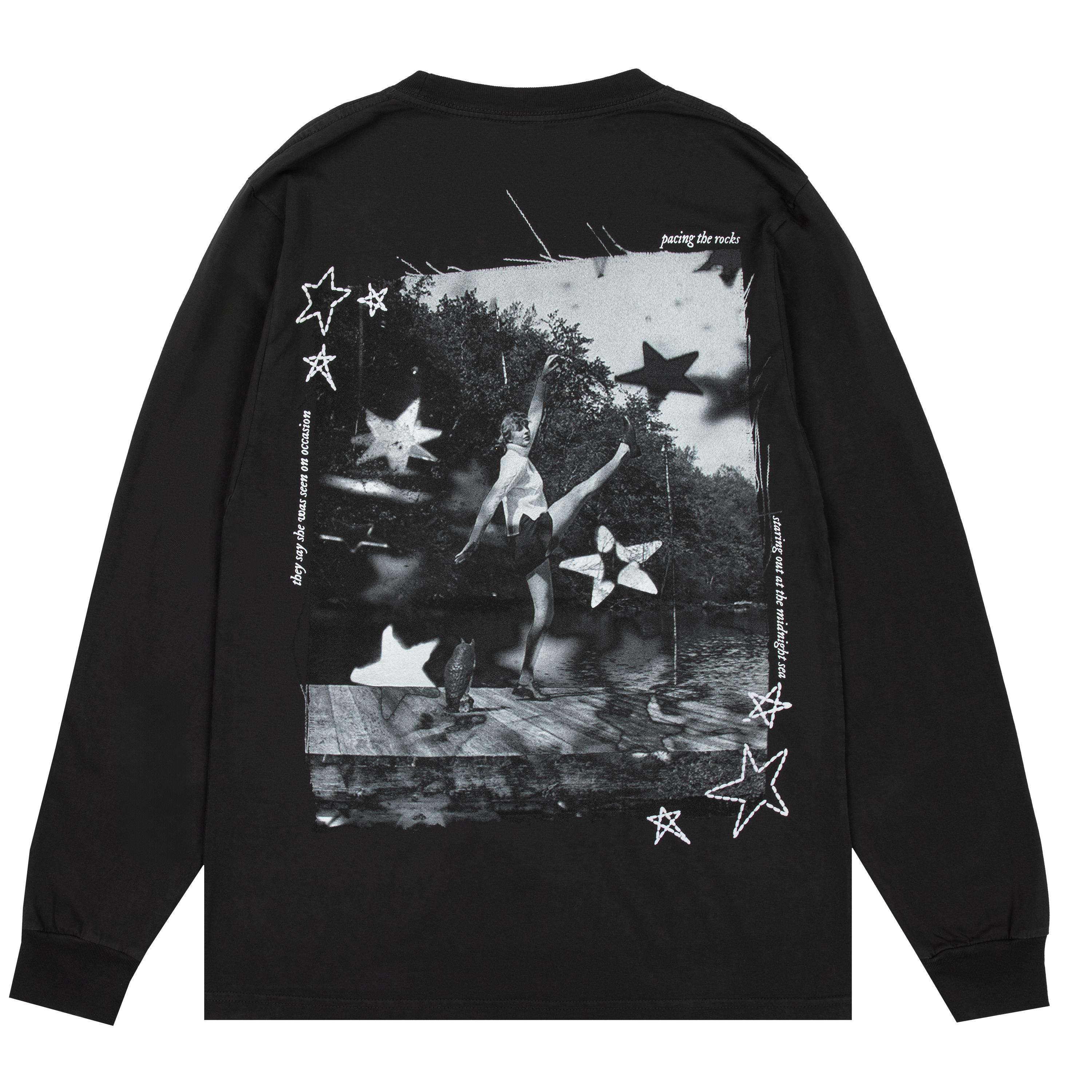 Folklore Album Pacing The Rocks Longsleeve T-Shirt