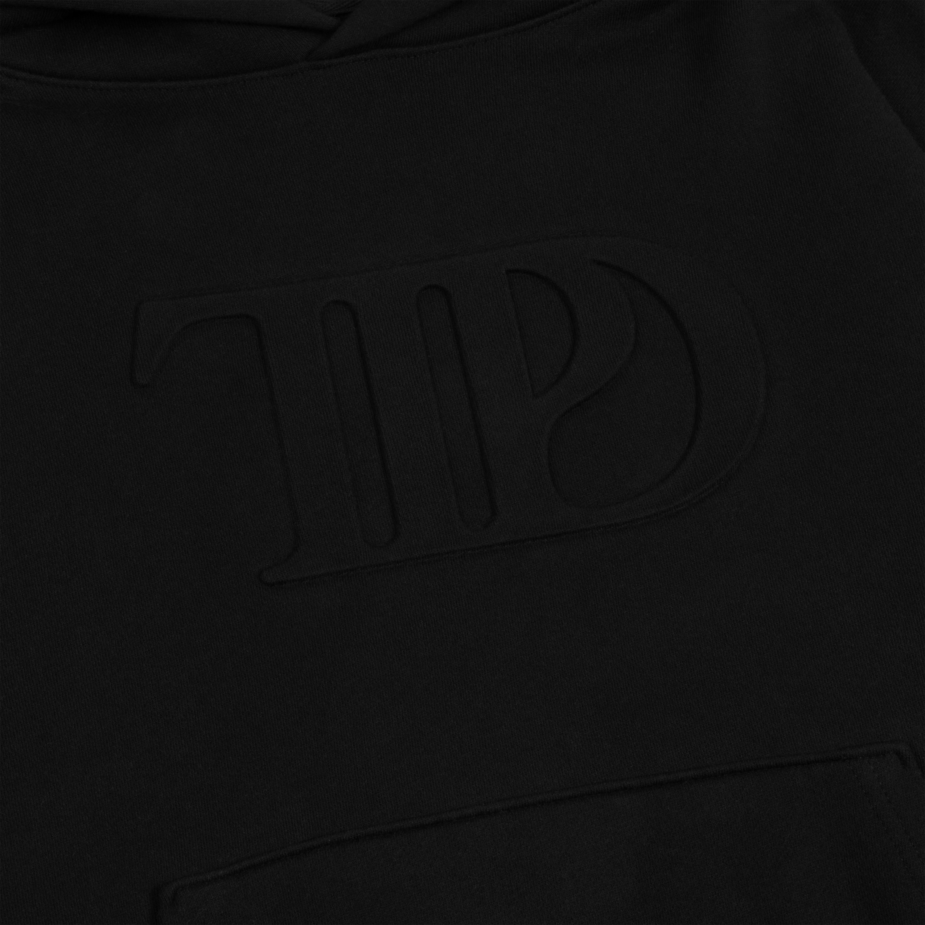 TTPD Spotify Fans First Black Embossed Hoodie