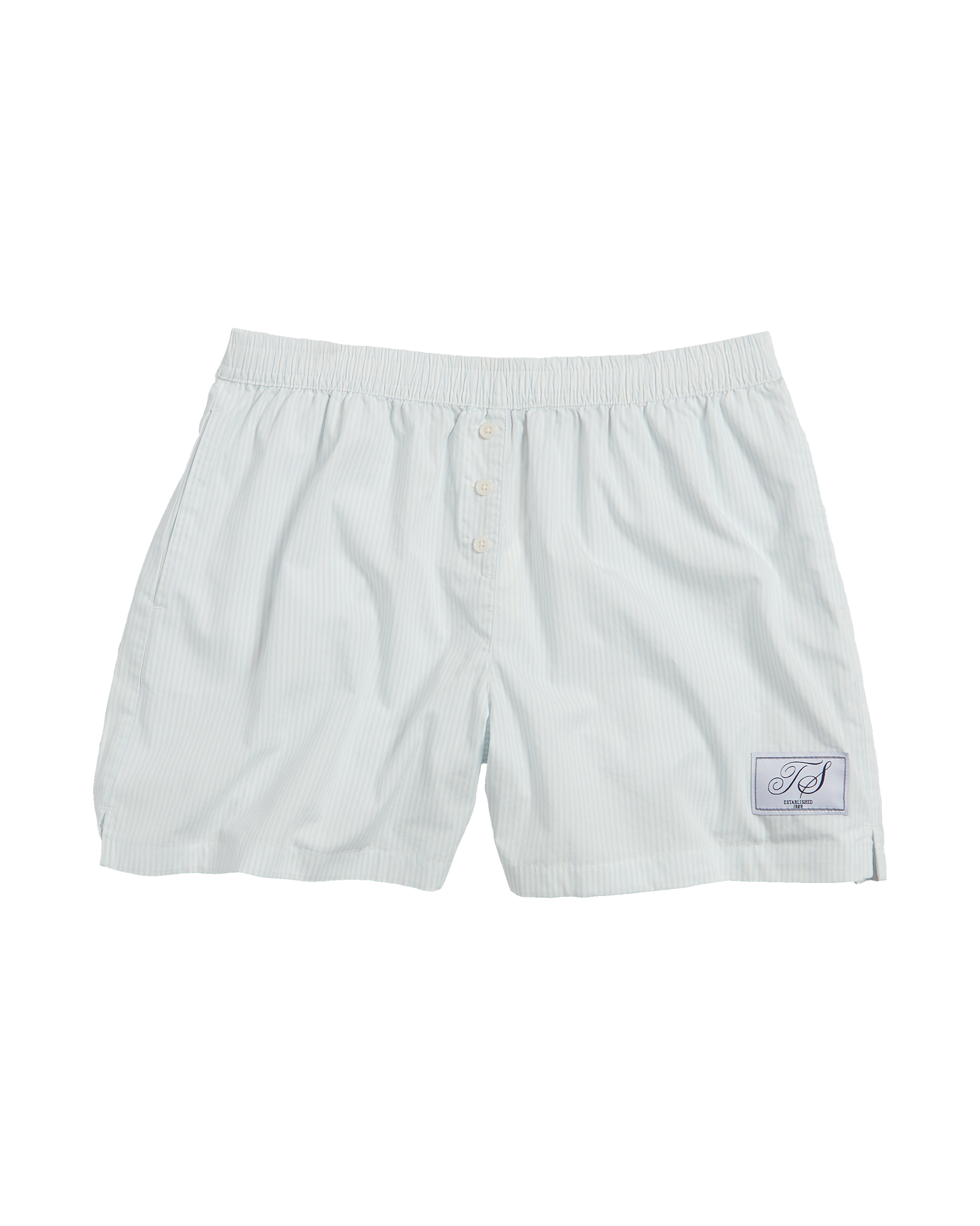 1989 (TAYLOR'S VERSION) BLUE STRIPE POPLIN SHORTS