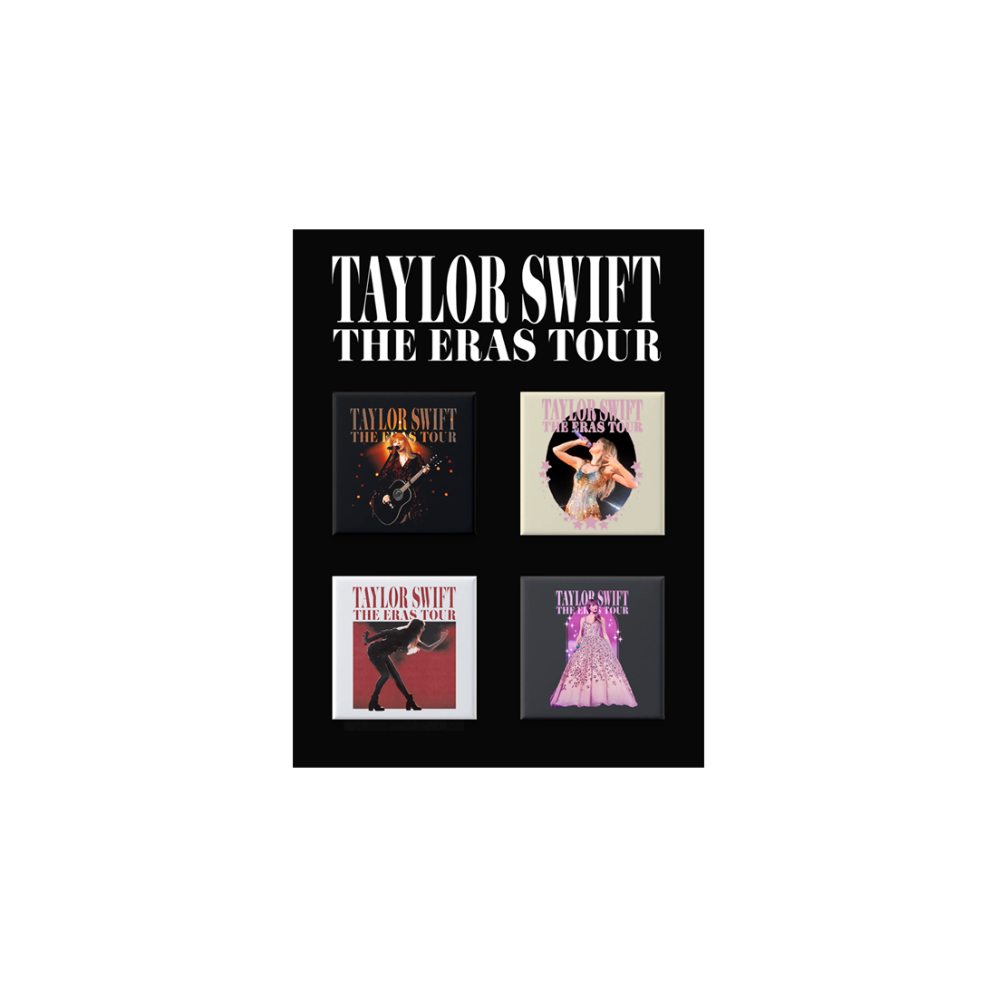 Set of 4 Taylor Swift The Eras Tour Photo Pins