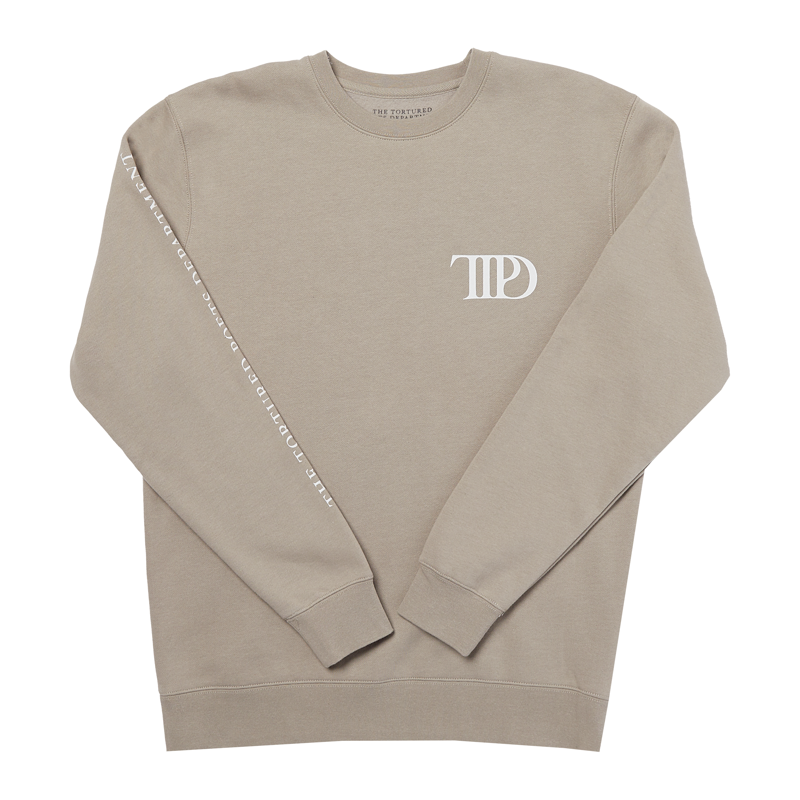 The Tortured Poets Department Beige Crewneck Taylor Swift CA