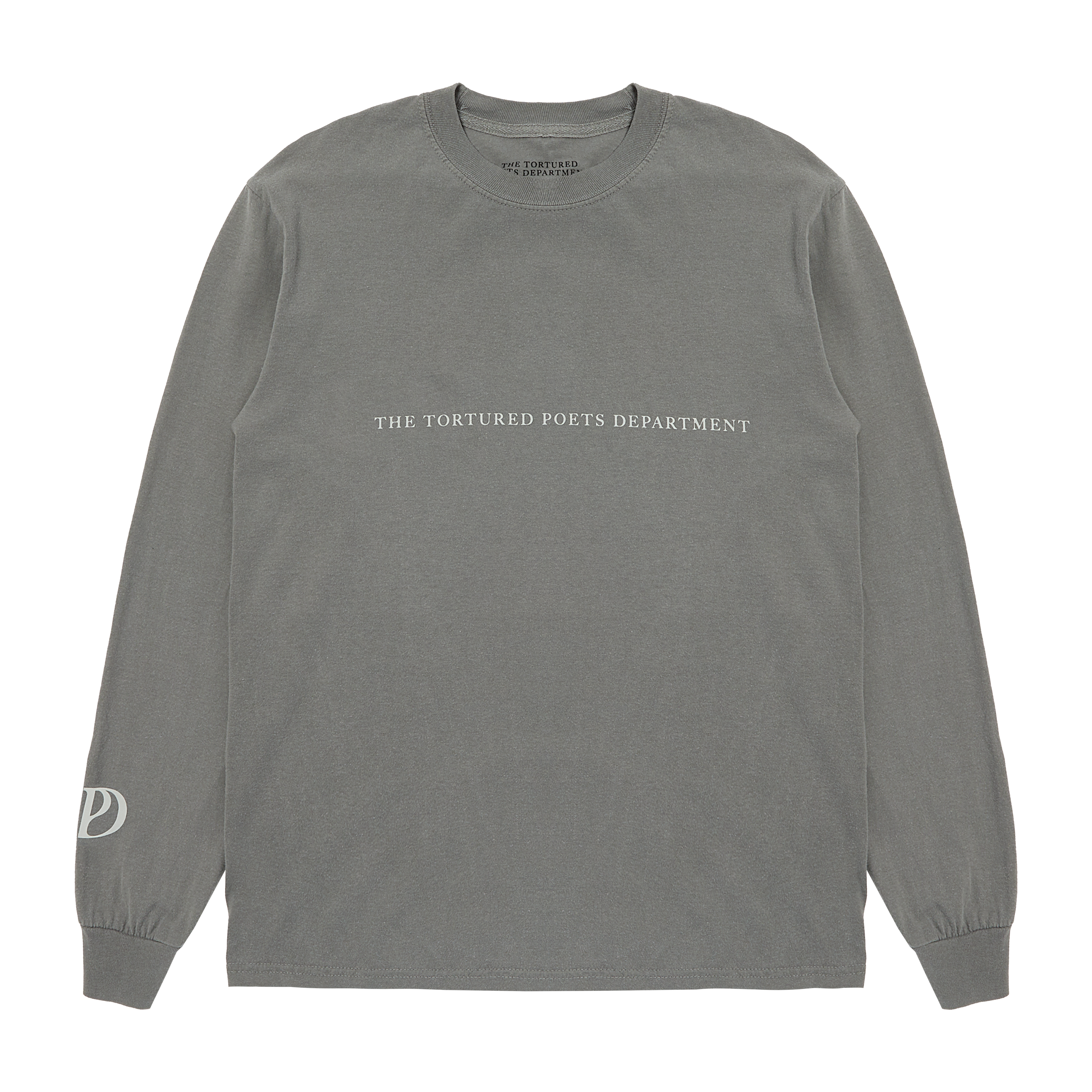 The Tortured Poets Department Gray Photo Long Sleeve T-Shirt