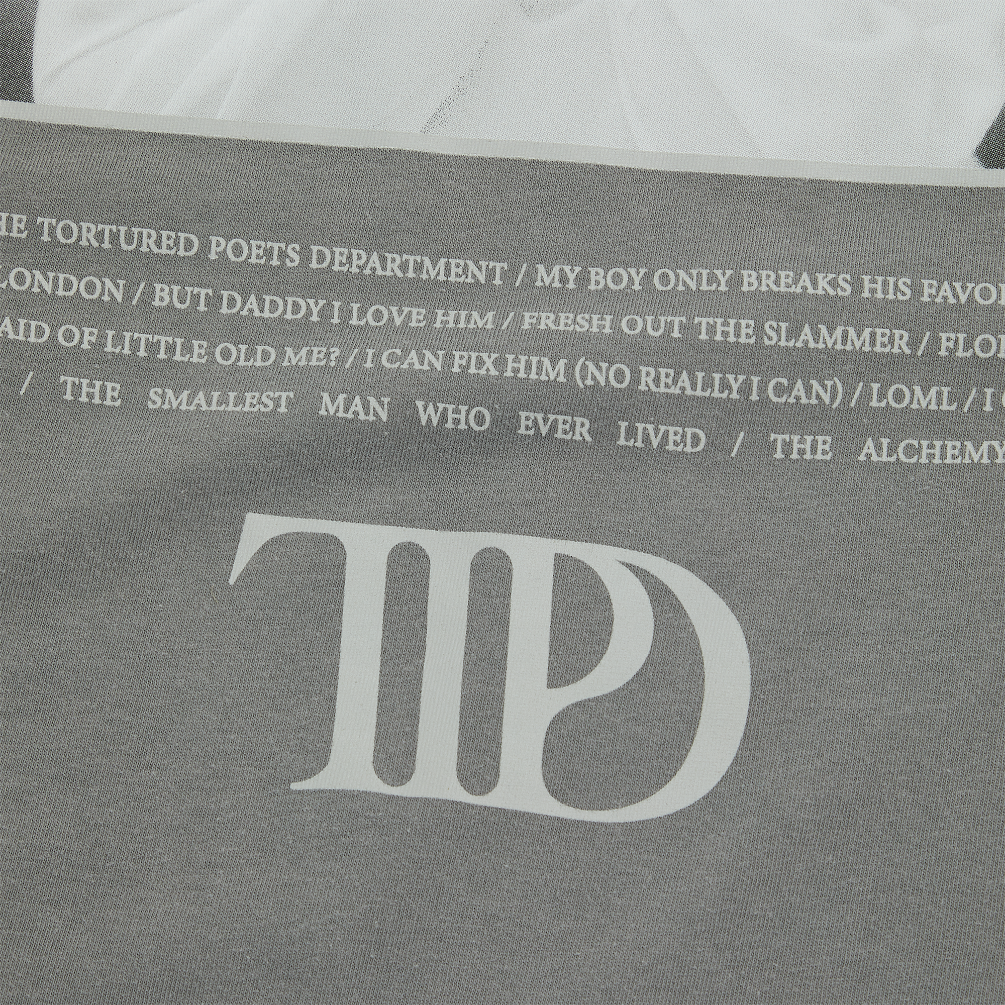 The Tortured Poets Department Gray Photo Long Sleeve T-Shirt