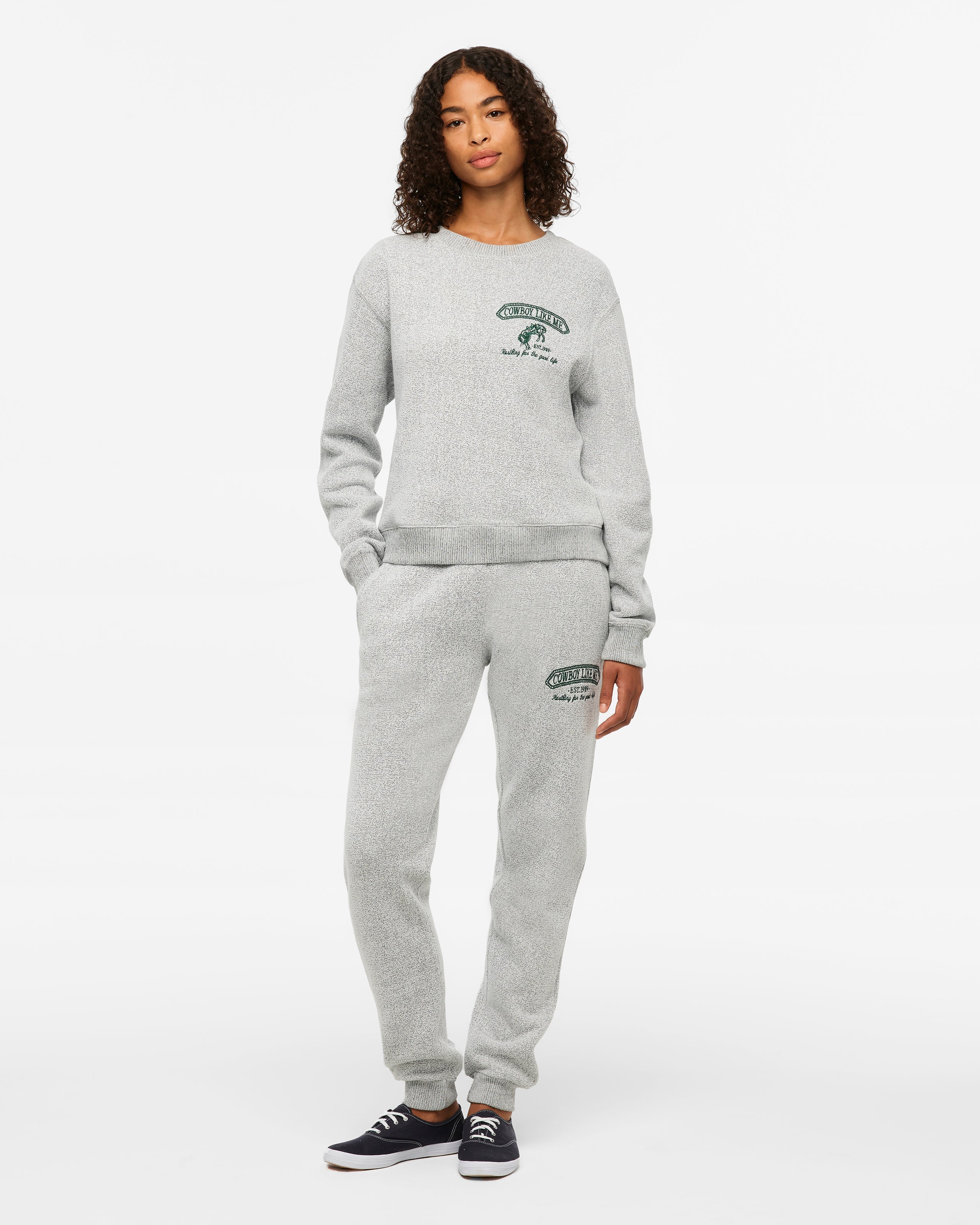 COWBOY LIKE ME CREWNECK