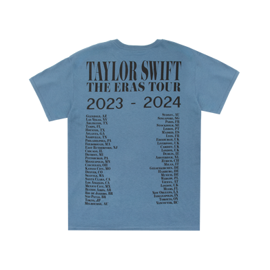 Taylor Swift The Eras Tour Blue T-Shirt