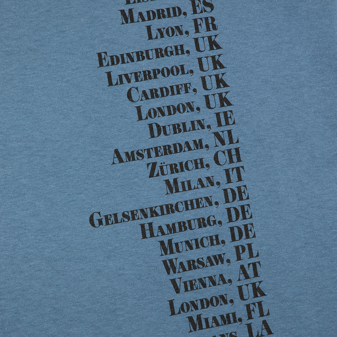 Taylor Swift The Eras Tour Blue T-Shirt