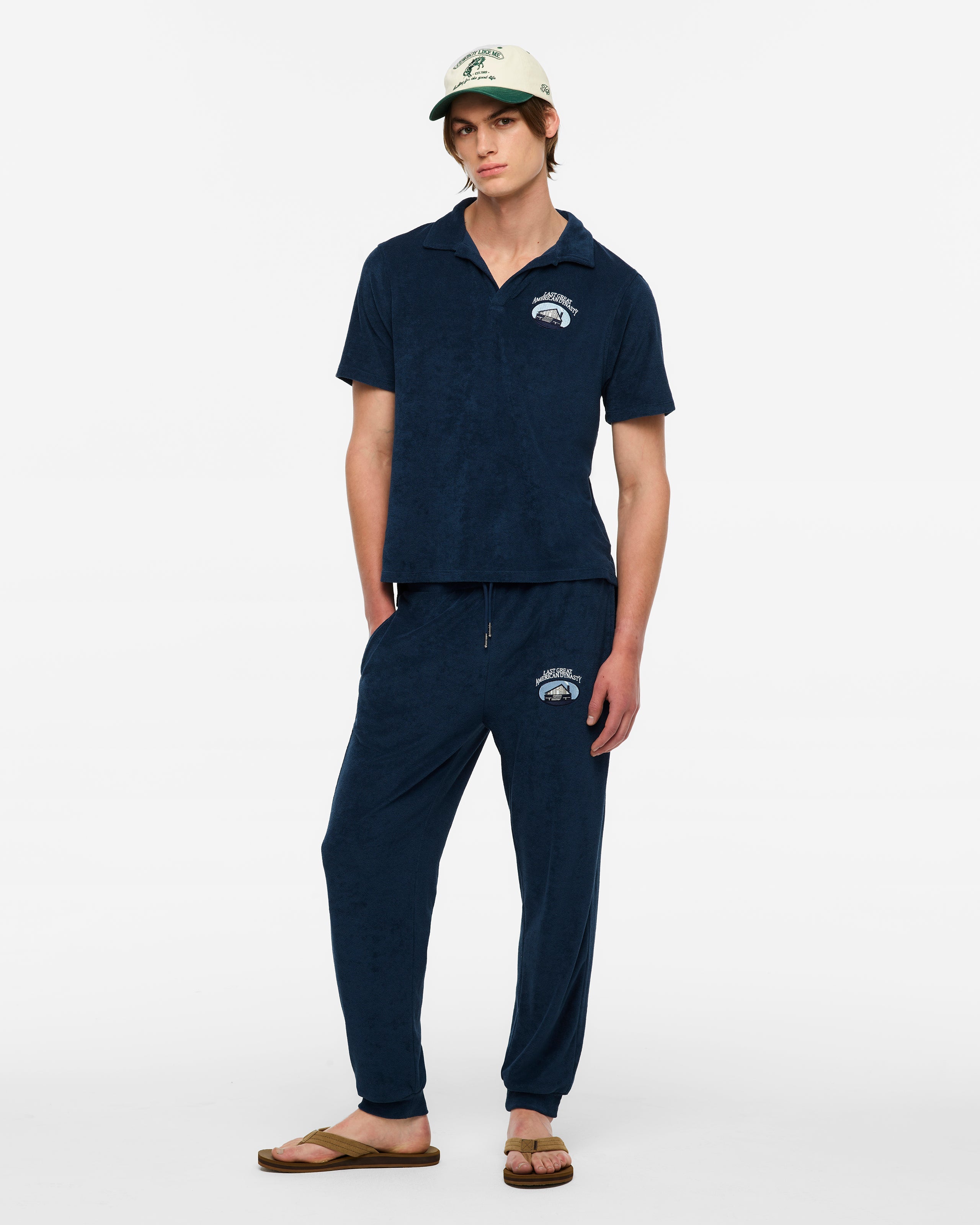 LAST GREAT AMERICAN DYNASTY TERRY CLOTH JOGGER
