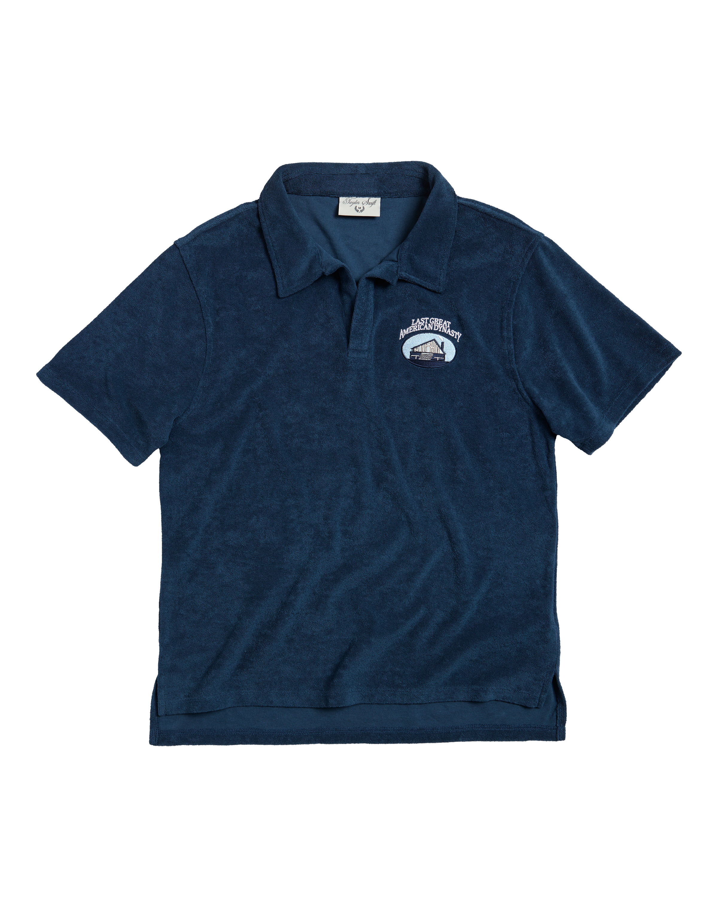 LAST GREAT AMERICAN DYNASTY TERRY CLOTH POLO