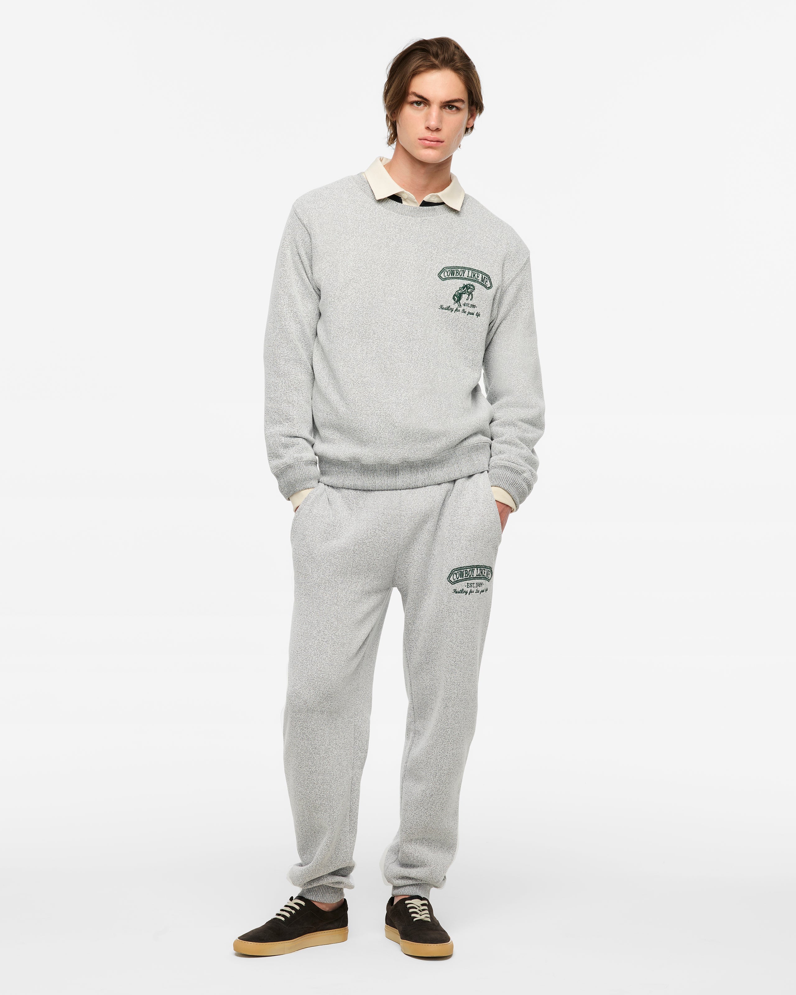COWBOY LIKE ME CREWNECK