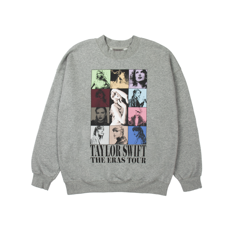 Taylor Swift The Eras II Tour Gray Crewneck - Taylor Swift CA