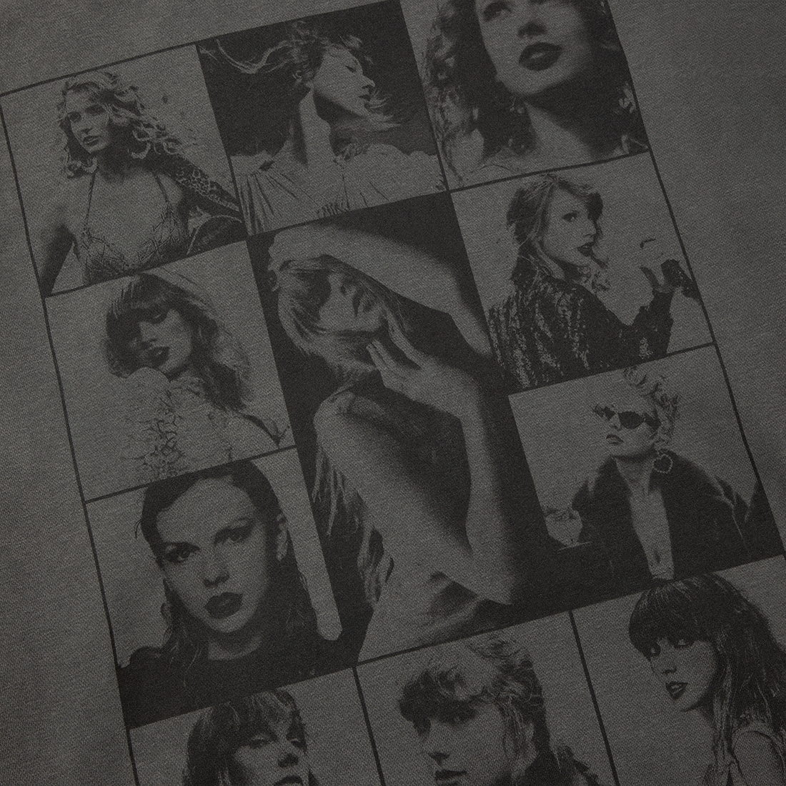 Taylor Swift The Eras Tour Charcoal Hoodie