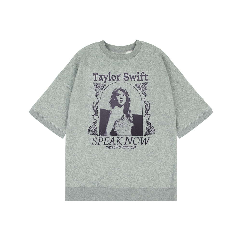 Speak Now (Taylor’s Version) Heather Gray Fleece T-Shirt