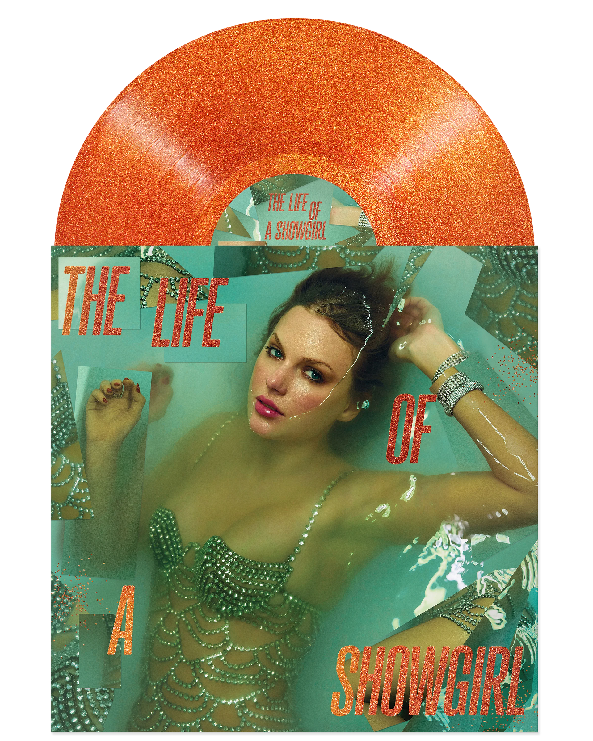 The Life of a Showgirl Vinyl レコード LP The Life of a Showgirl: Sweat and Vanilla Perfume Portofino Orange