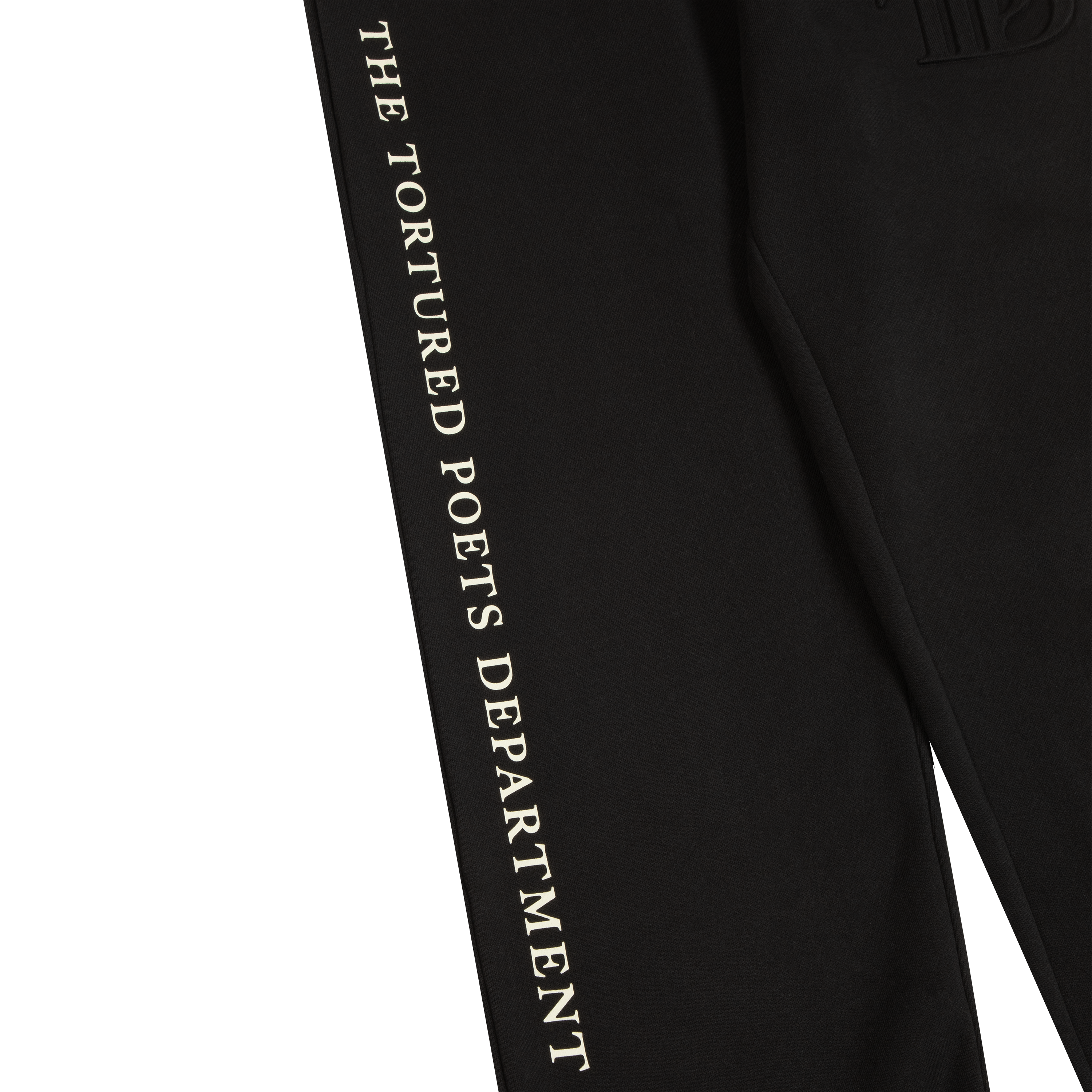 TTPD Black Embossed Sweatpants