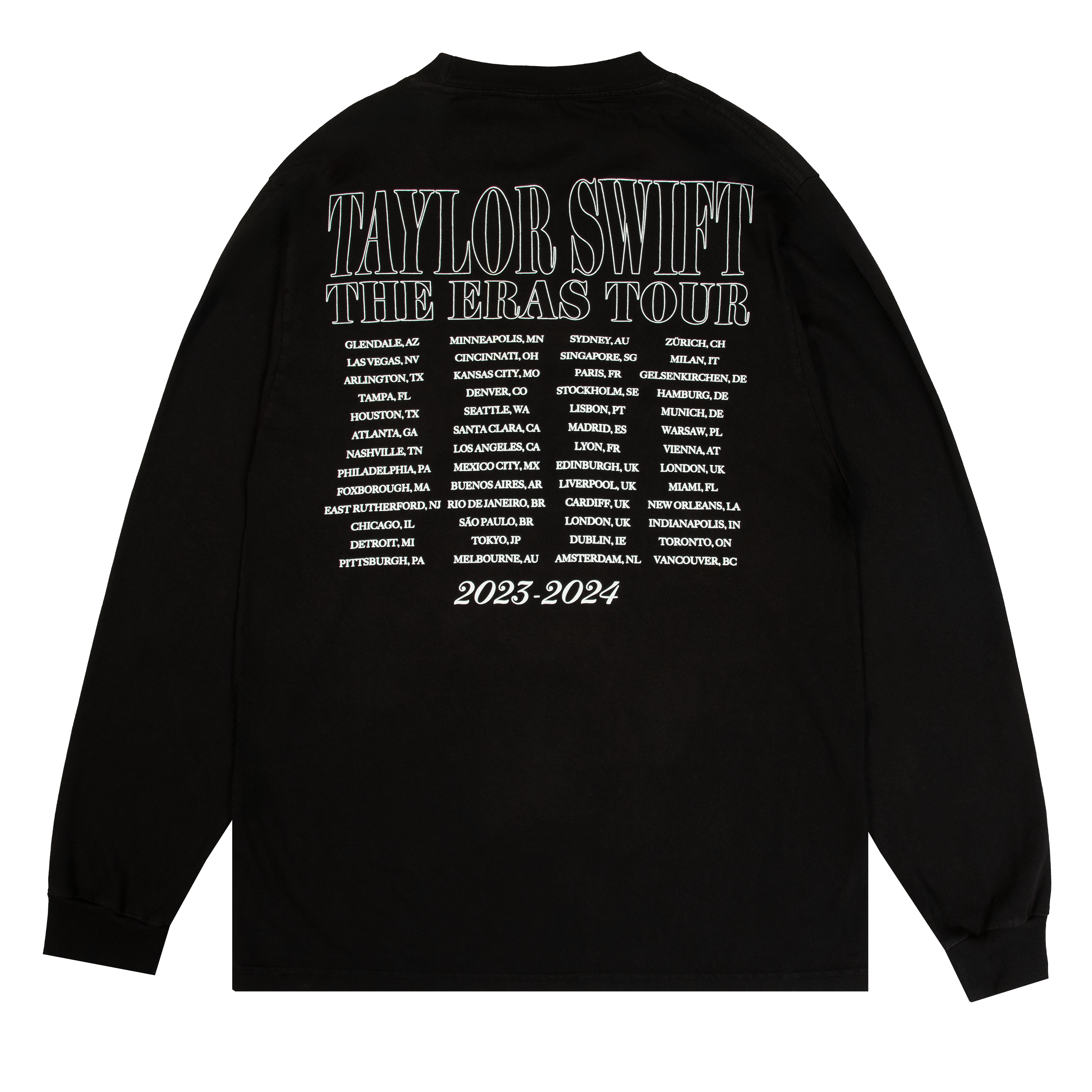 Taylor Swift | TTPD Live Photo Long Sleeve Oversized T-Shirt