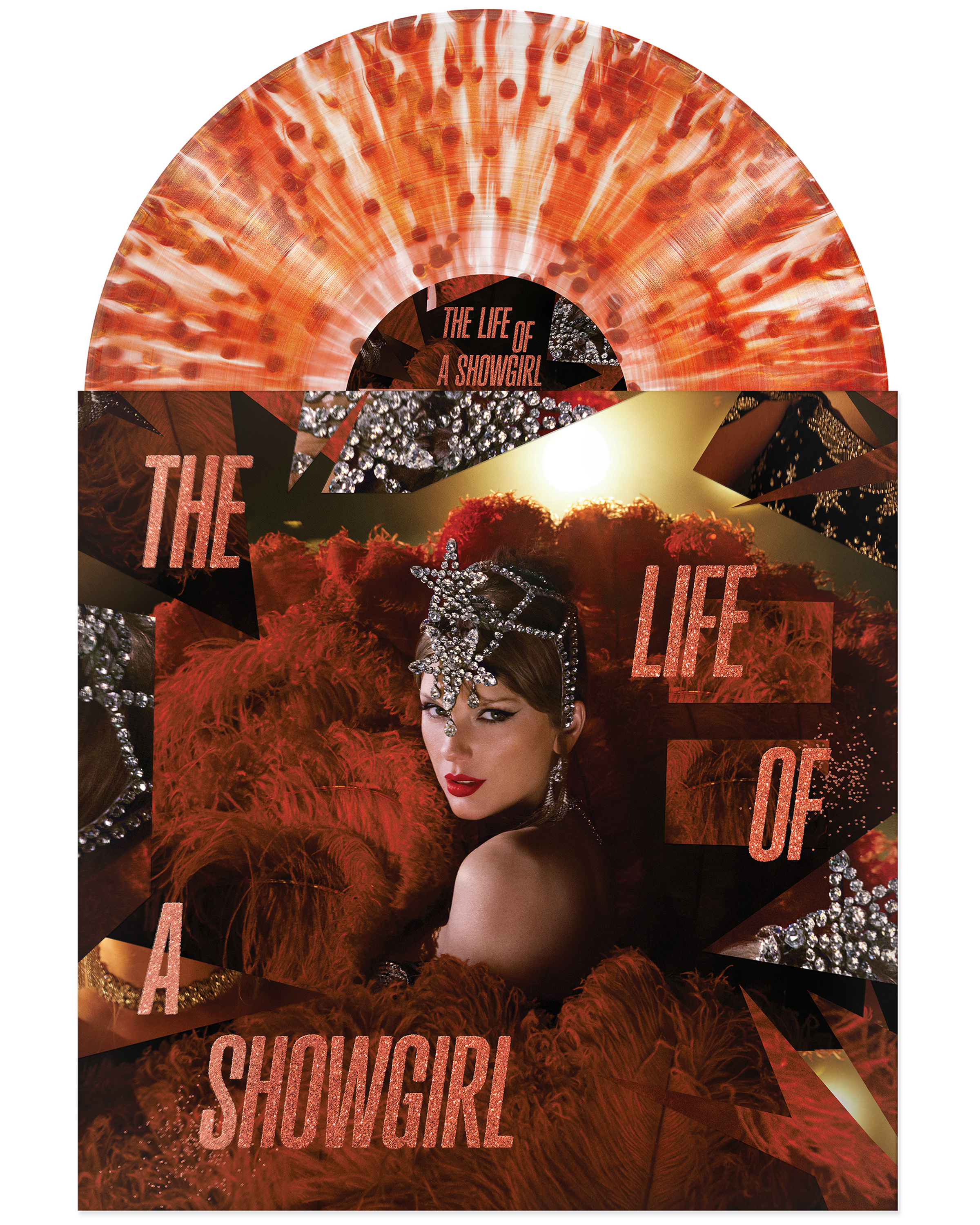 The Life of a Showgirl: The Tiny Bubbles in Champagne Edition (Red Lipstick & Lace Transparent Vinyl)