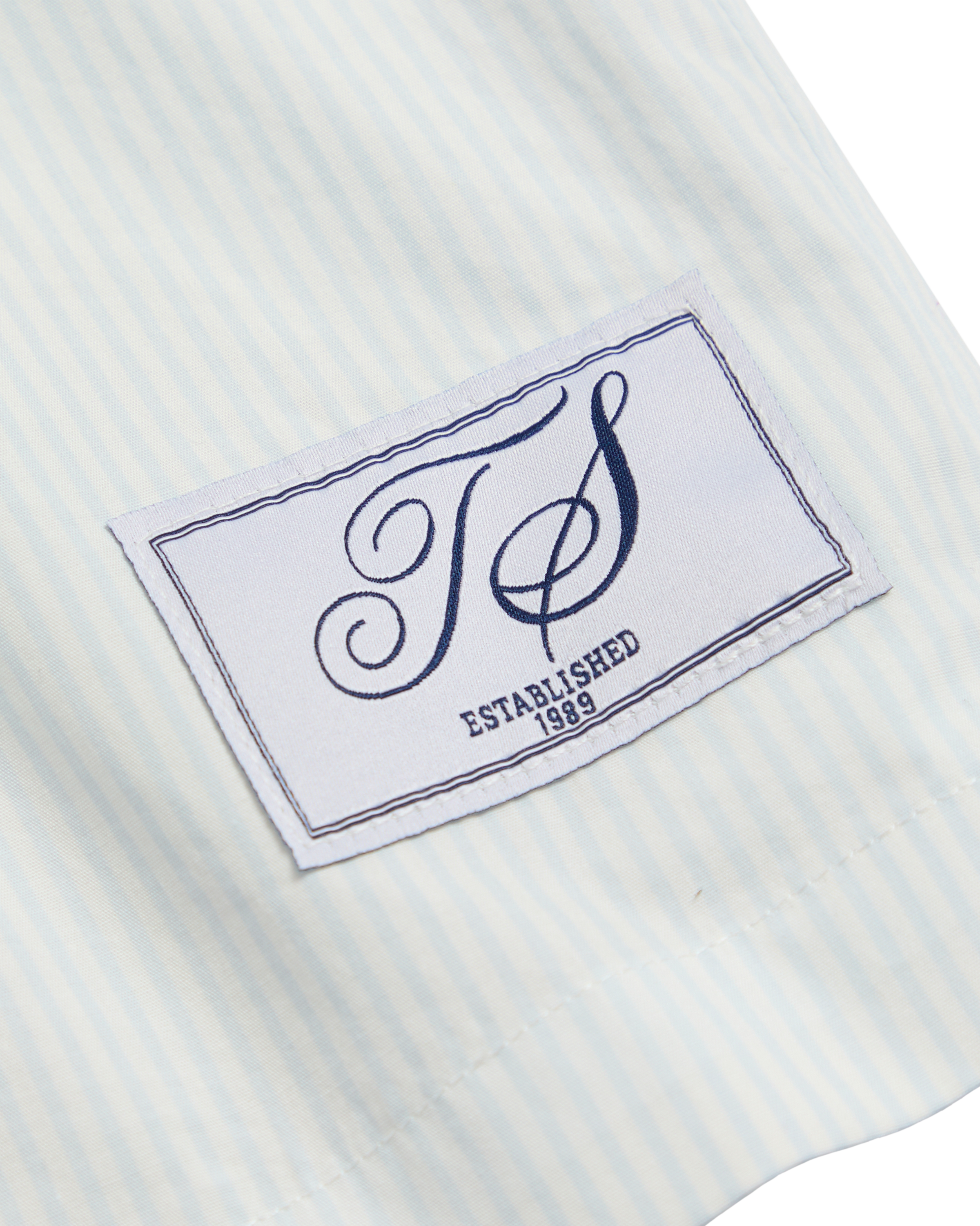 1989 (TAYLOR'S VERSION) BLUE STRIPE POPLIN SHORTS