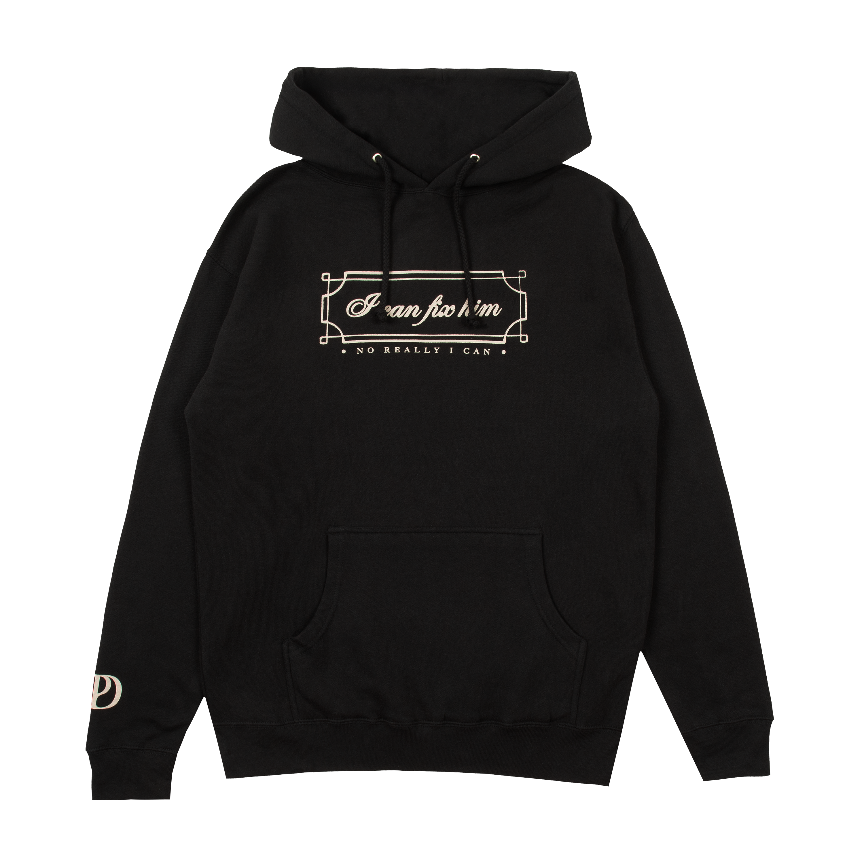 I Can Fix Him Black Hoodie