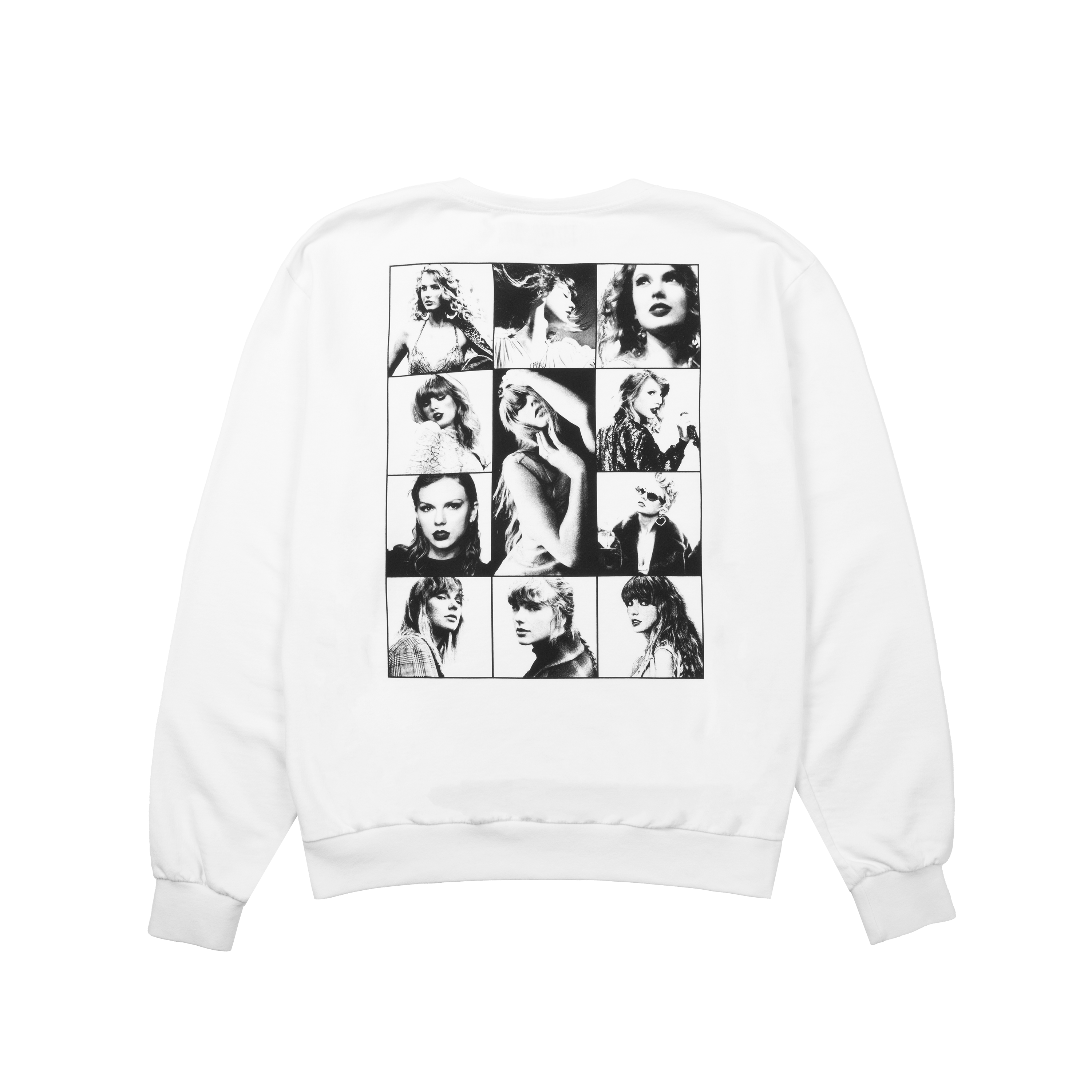 Taylor Swift The Eras Tour White Crewneck