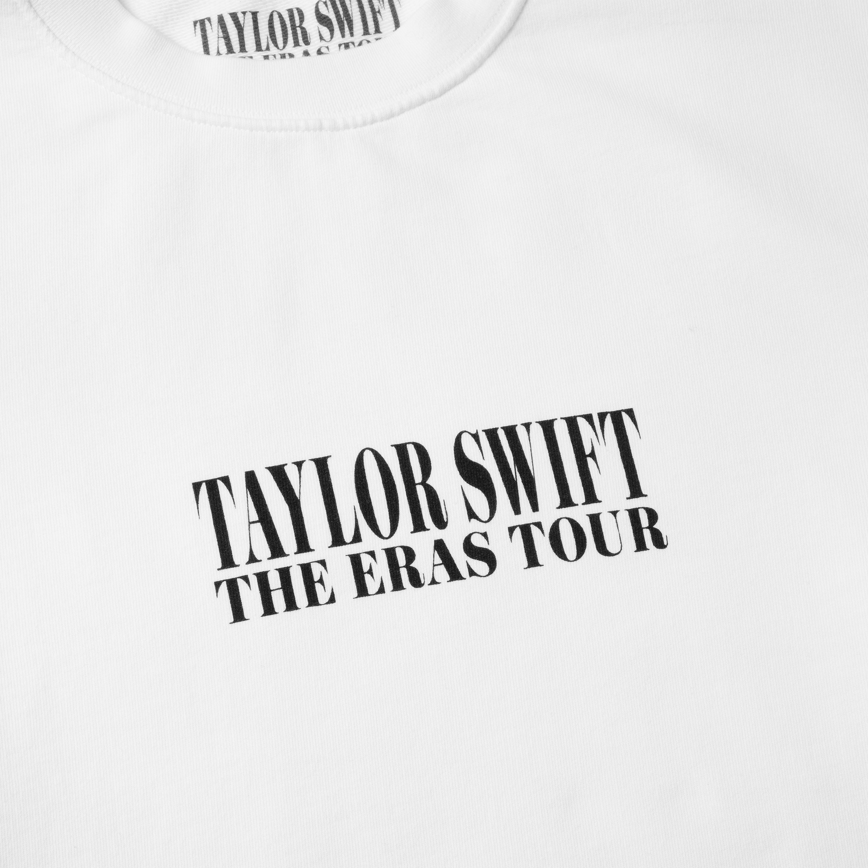 Taylor Swift The Eras Tour White Crewneck