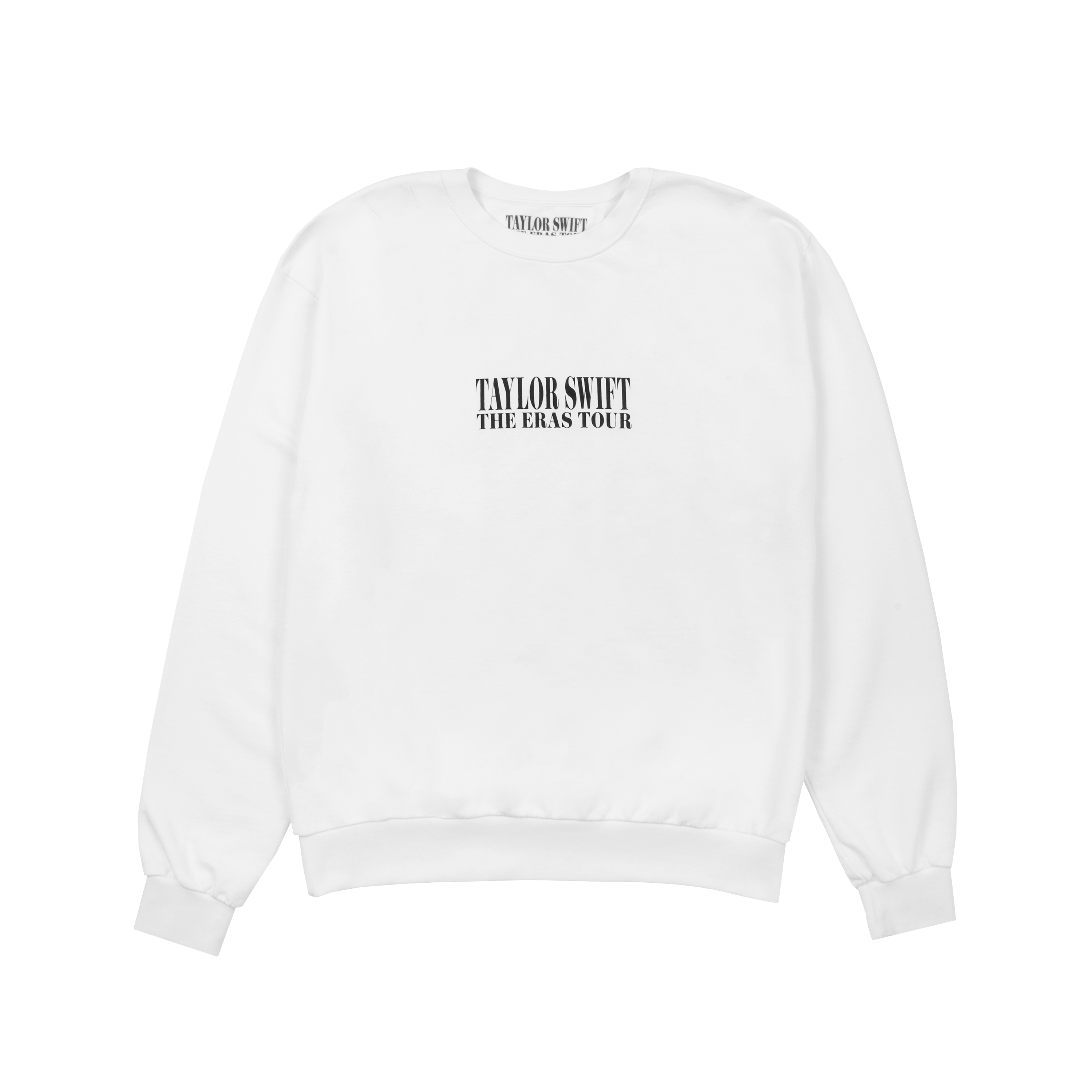 White sweatshirt crewneck sale
